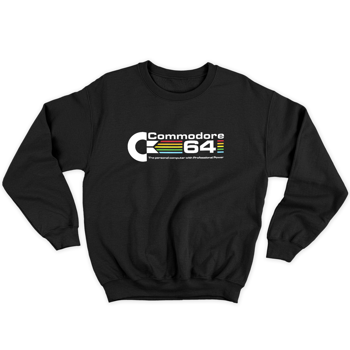 Kintu Felpa Girocollo Unisex C64 STRISCIA - vintage