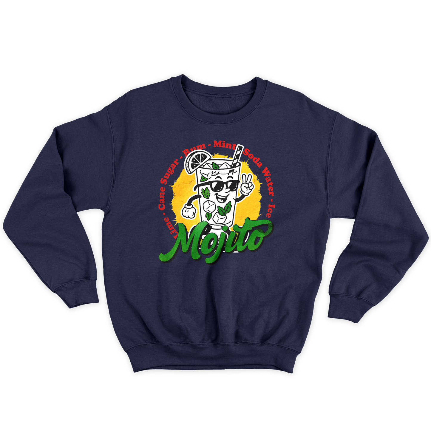 Kintu Felpa Girocollo Unisex MOJITO -easy life
