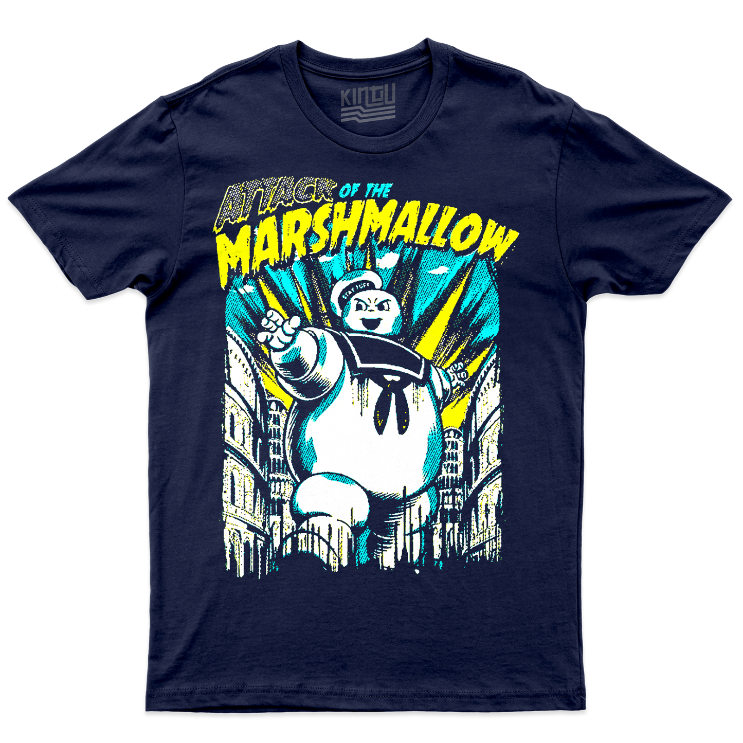 Kintu T-Shirt MARSHMALLOW ATTACK - Ghostbusters