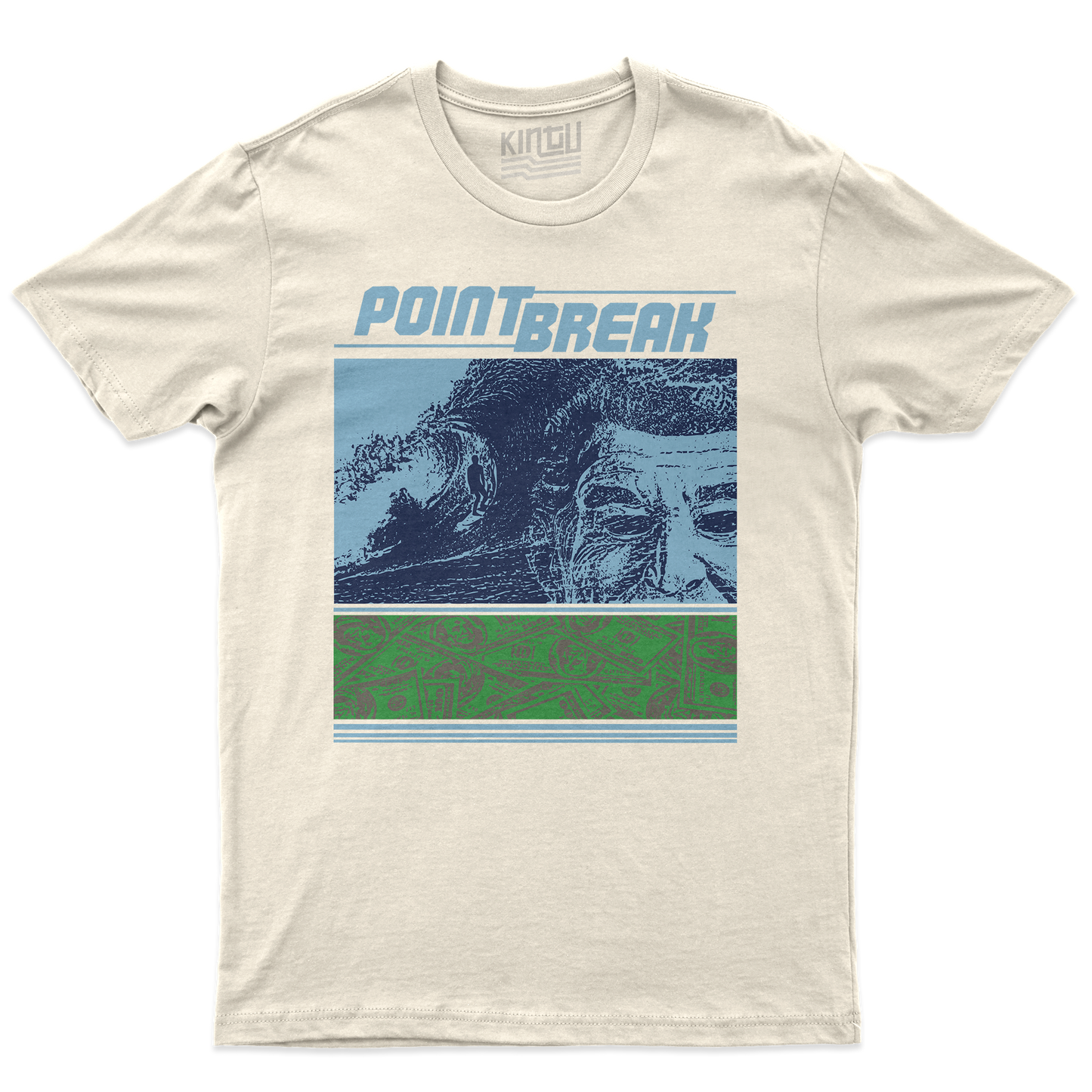 Kintu T-Shirt POINT BREAK - surf film cult anni 90