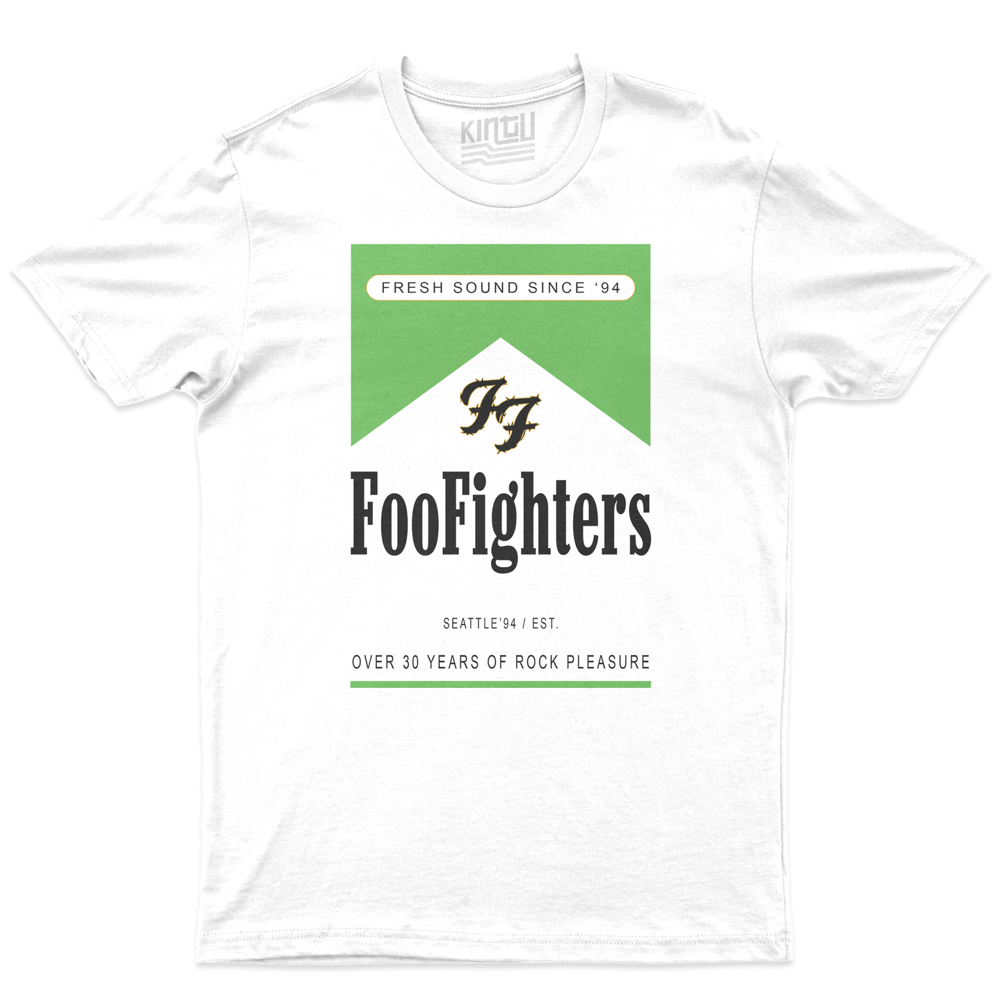 Kintu T-Shirt FF Mint - Foo Fighters Seattle sound Dave Grohl