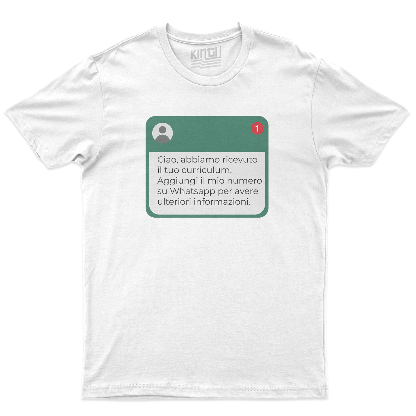Kintu T-Shirt SPAM TIME - abbiamo ricevuto il tuo curriculum