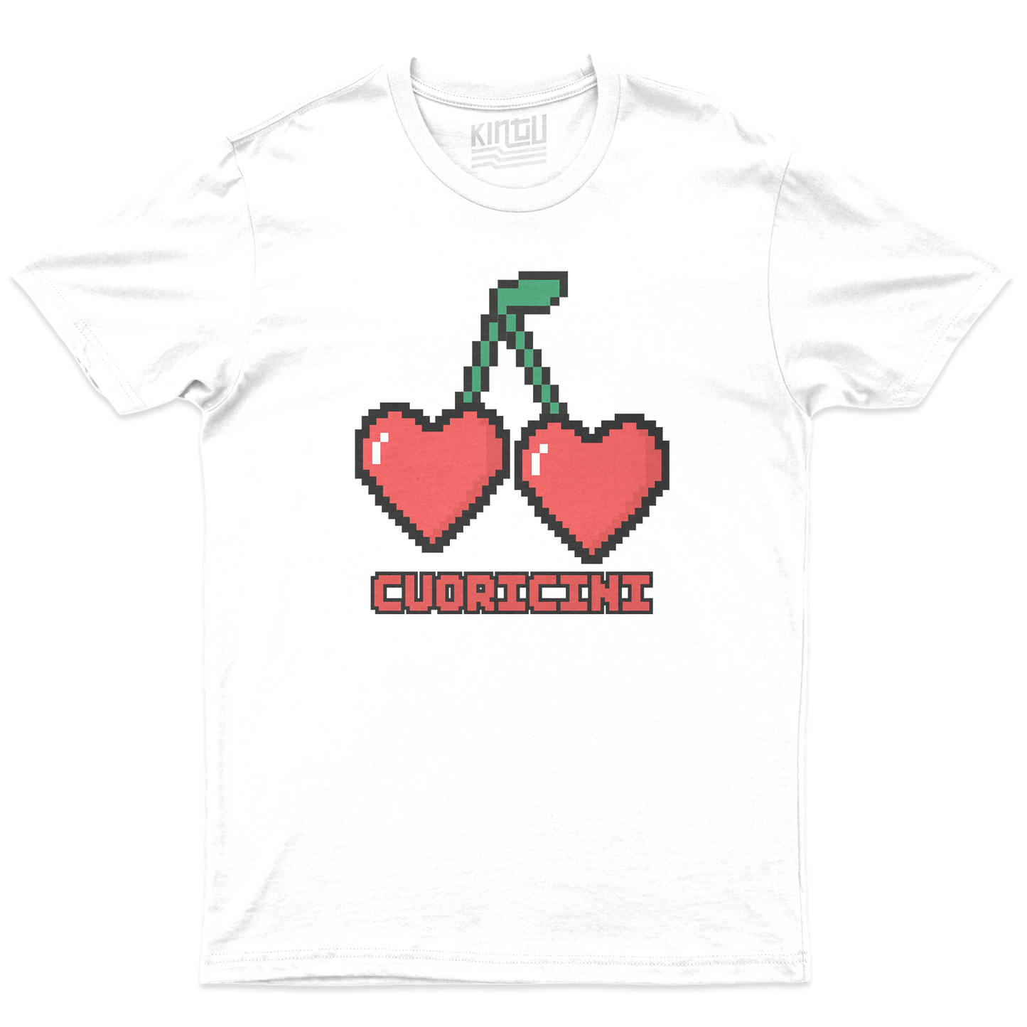 Kintu T-Shirt CUORICINI PIXEL