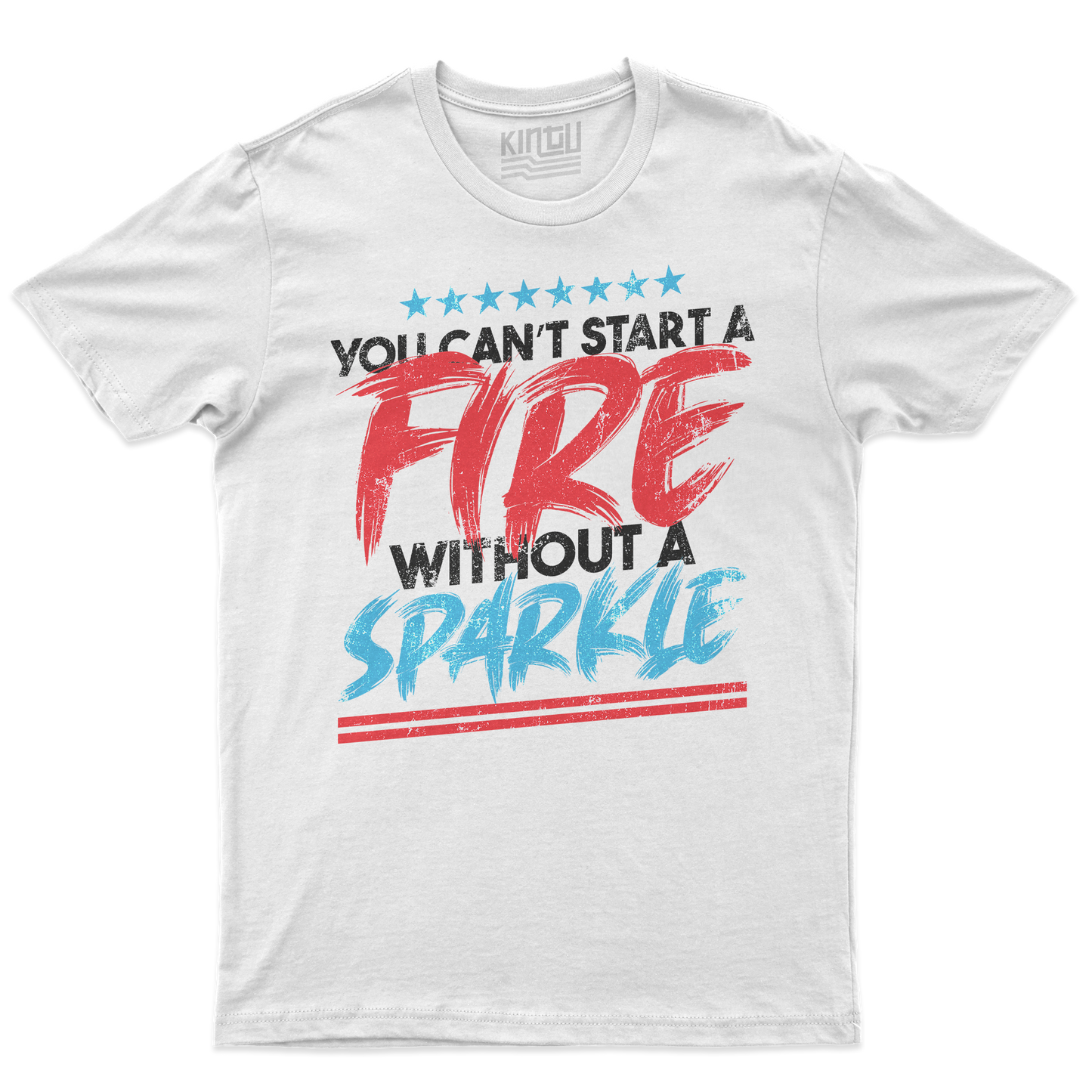 Kintu T-Shirt DANCING IN THE DARK - the boss - You can't start a fire without a sparkle