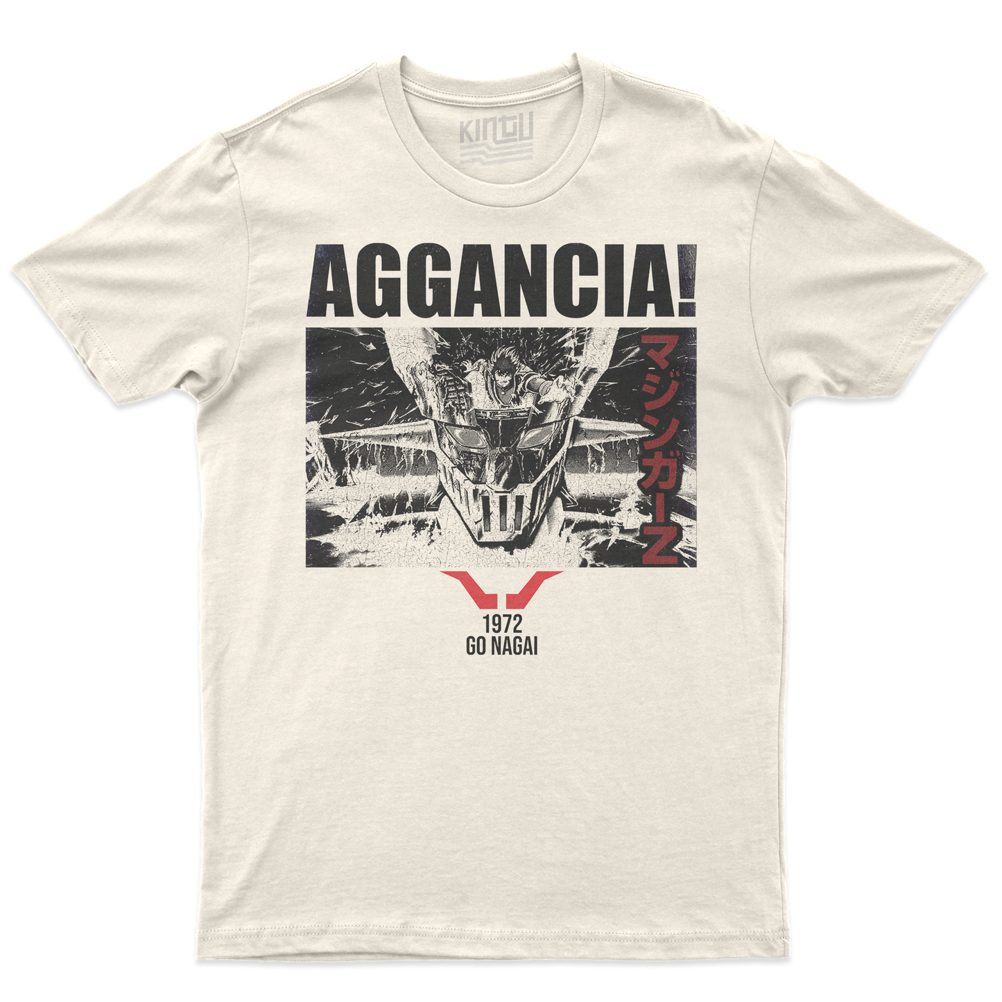 Kintu T-Shirt AGGANCIA! - Mazinga anime 1972
