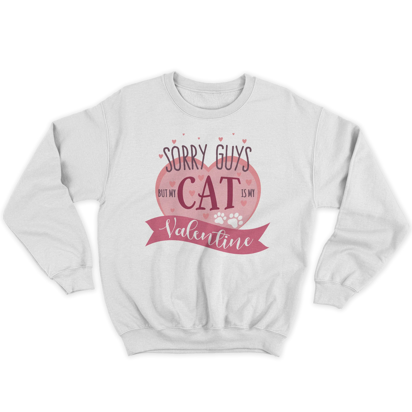 Kintu Felpa Girocollo Unisex San Valentino My Cat Is My Valentine