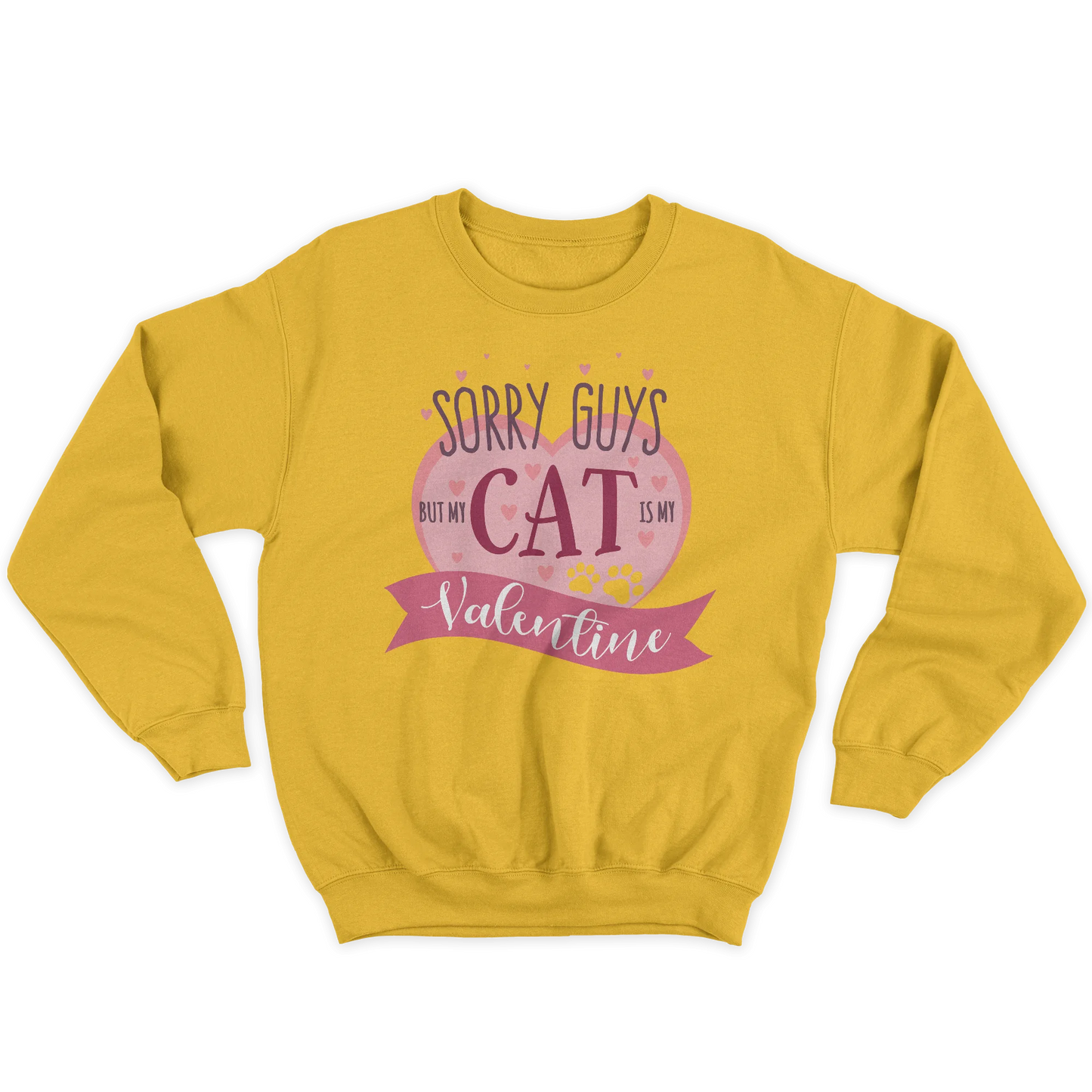 Kintu Felpa Girocollo Unisex San Valentino My Cat Is My Valentine