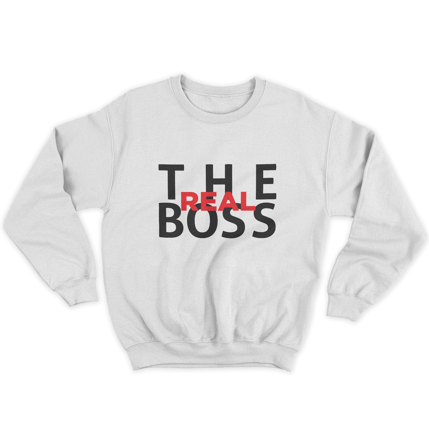 Kintu Felpa Girocollo Unisex San Valentino The Boss - Regalo Di Coppia