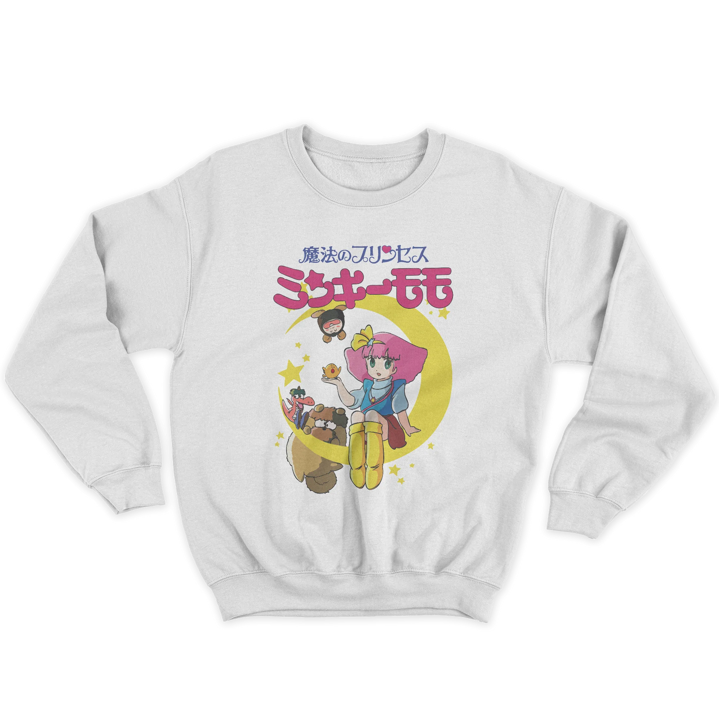Kintu Felpa Girocollo Unisex Il Magico Mondo Di Gigì - Minky Momo - Anime Manga