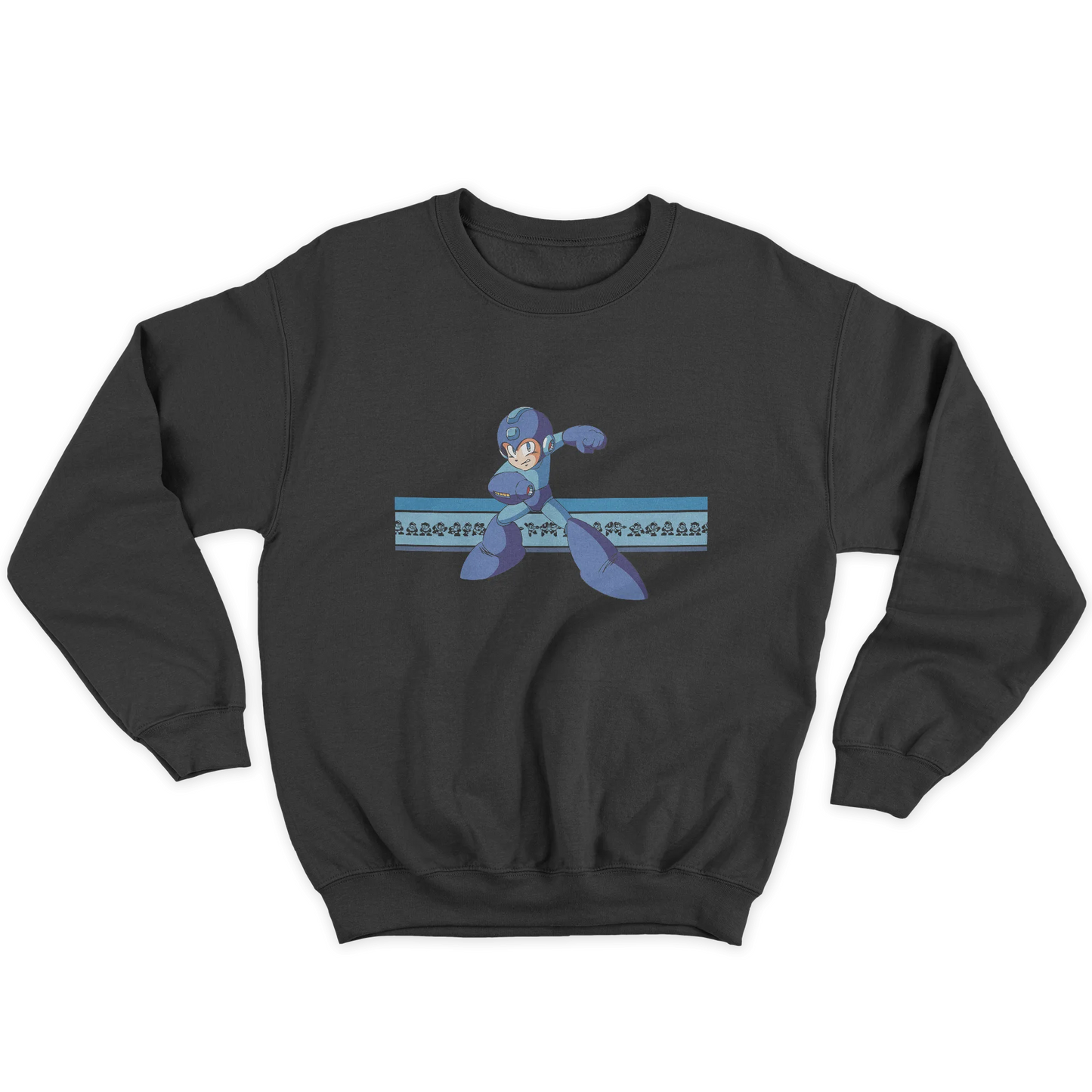 Kintu Felpa Girocollo Unisex Megaman Rockman - Retro Game