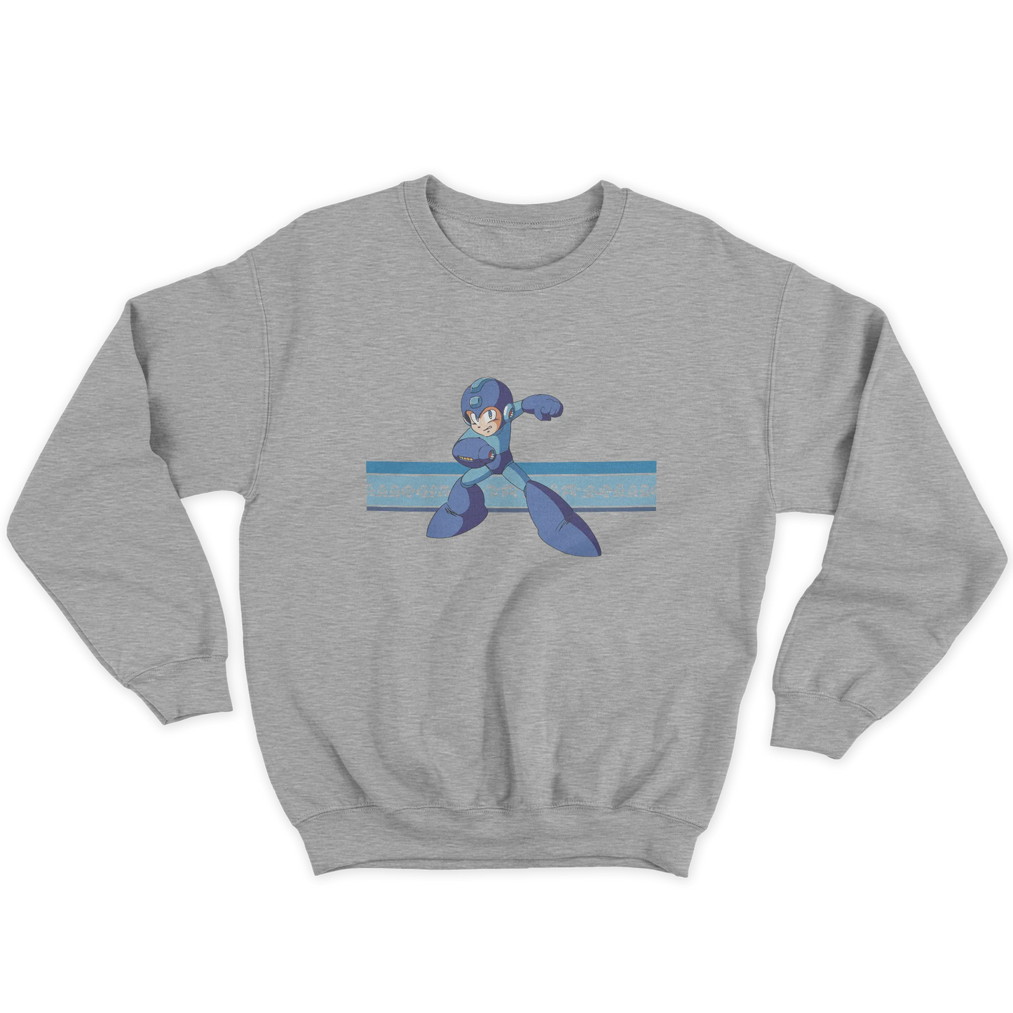 Kintu Felpa Girocollo Unisex Megaman Rockman - Retro Game