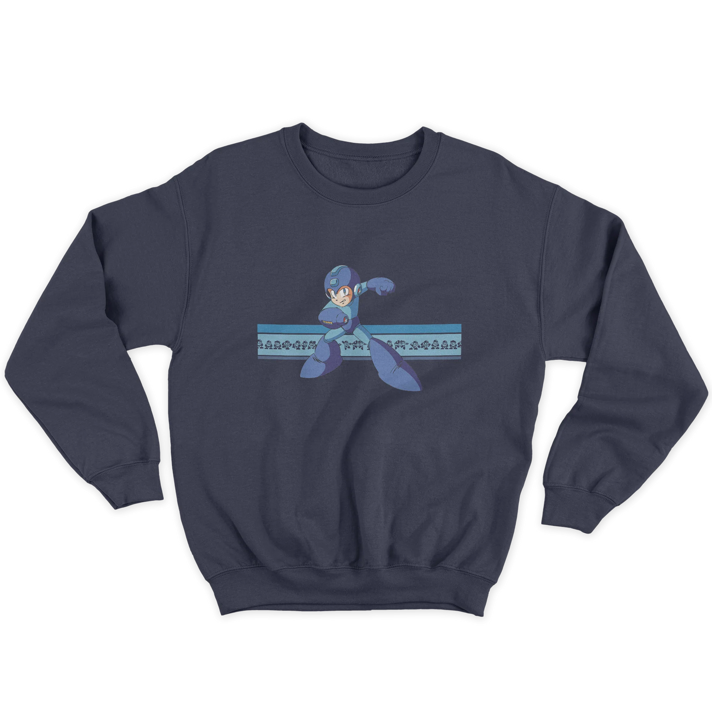Kintu Felpa Girocollo Unisex Megaman Rockman - Retro Game