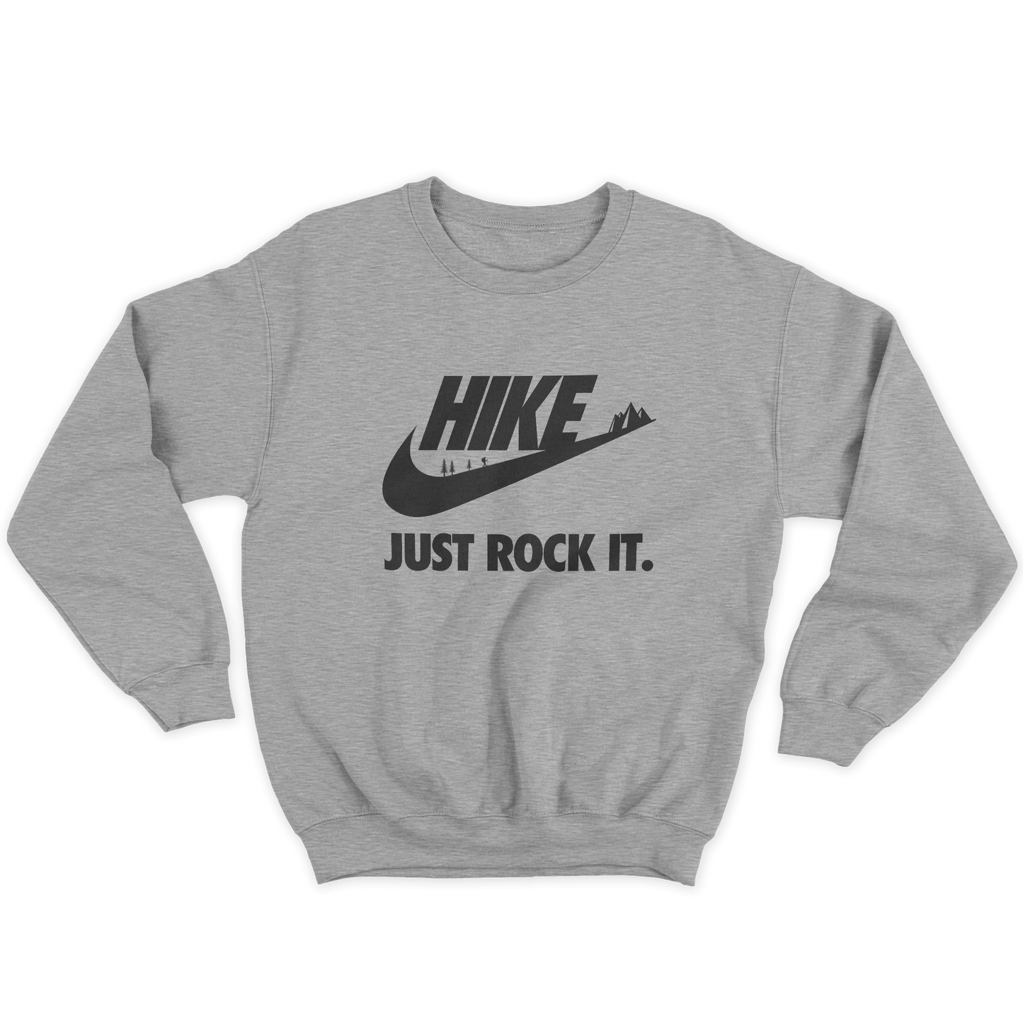 Kintu Felpa Girocollo Unisex Hike - Just Rock It - Montagna - Trekking