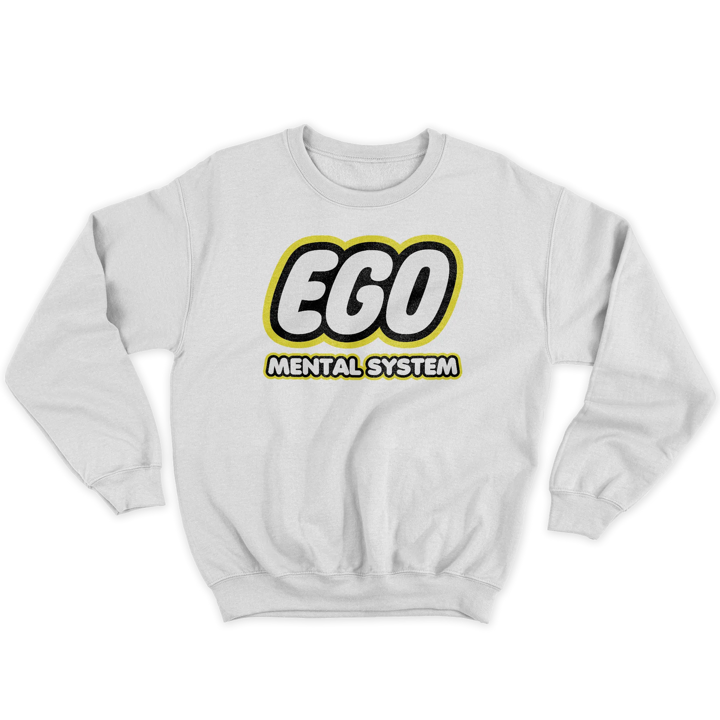 Kintu Felpa Girocollo Unisex Ego Mental System - Divertente - Giochi