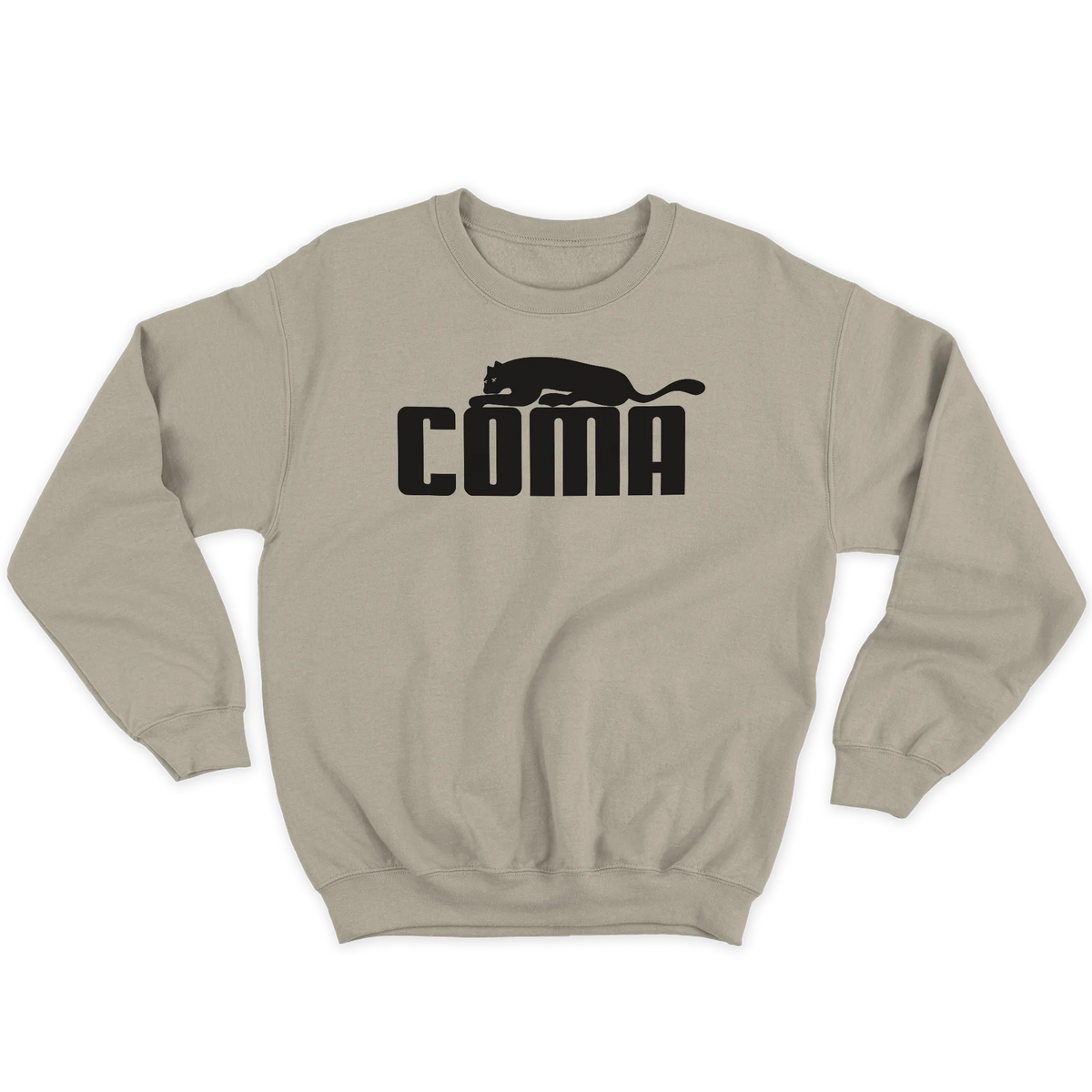 Kintu Felpa Girocollo Unisex Coma - Divertente - Parodia - Sport