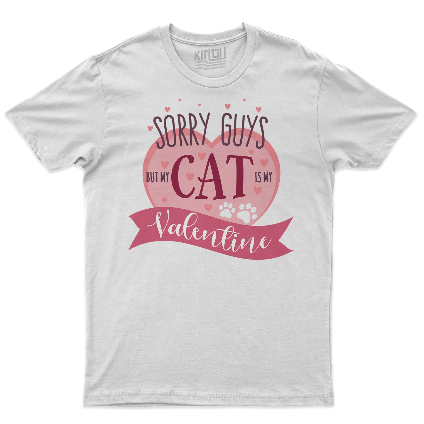 Kintu T-shirt San Valentino My Cat Is My Valentine