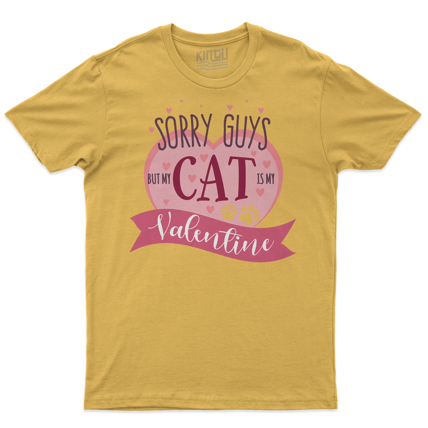 Kintu T-shirt San Valentino My Cat Is My Valentine