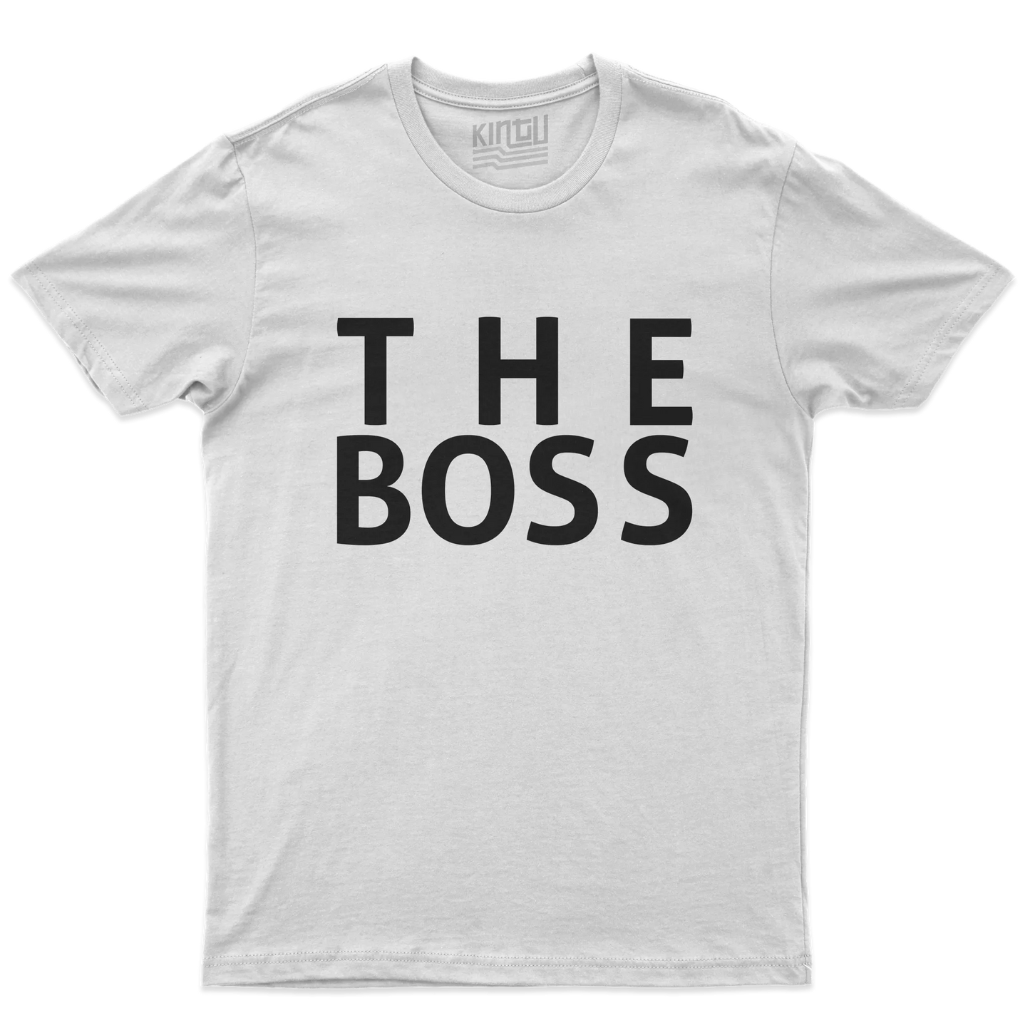 Kintu T-shirt San Valentino The Boss - The Real Boss - Regalo di Coppia