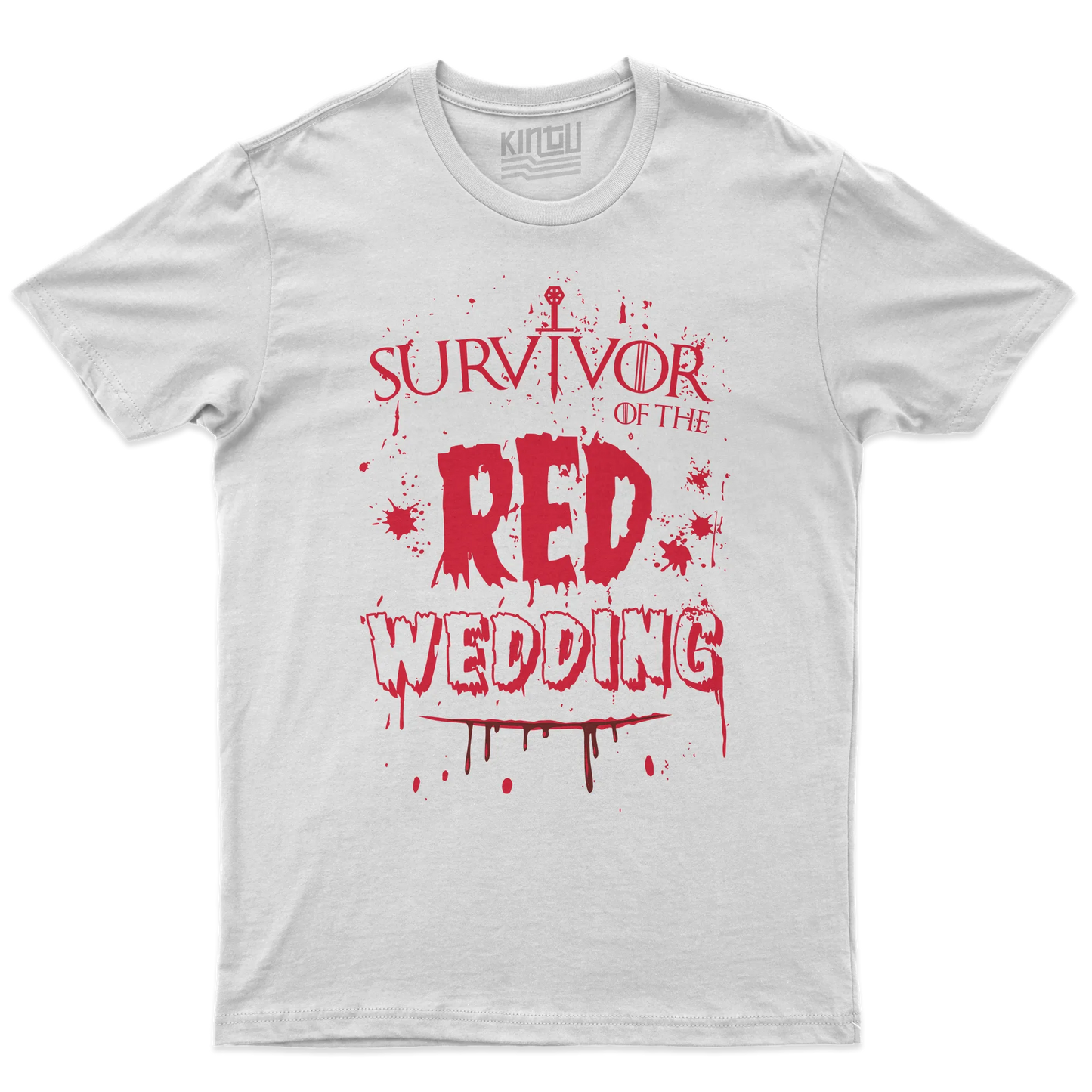 Kintu T-shirt Survivor Of The Red Wedding - Game Of Thrones - Divertente
