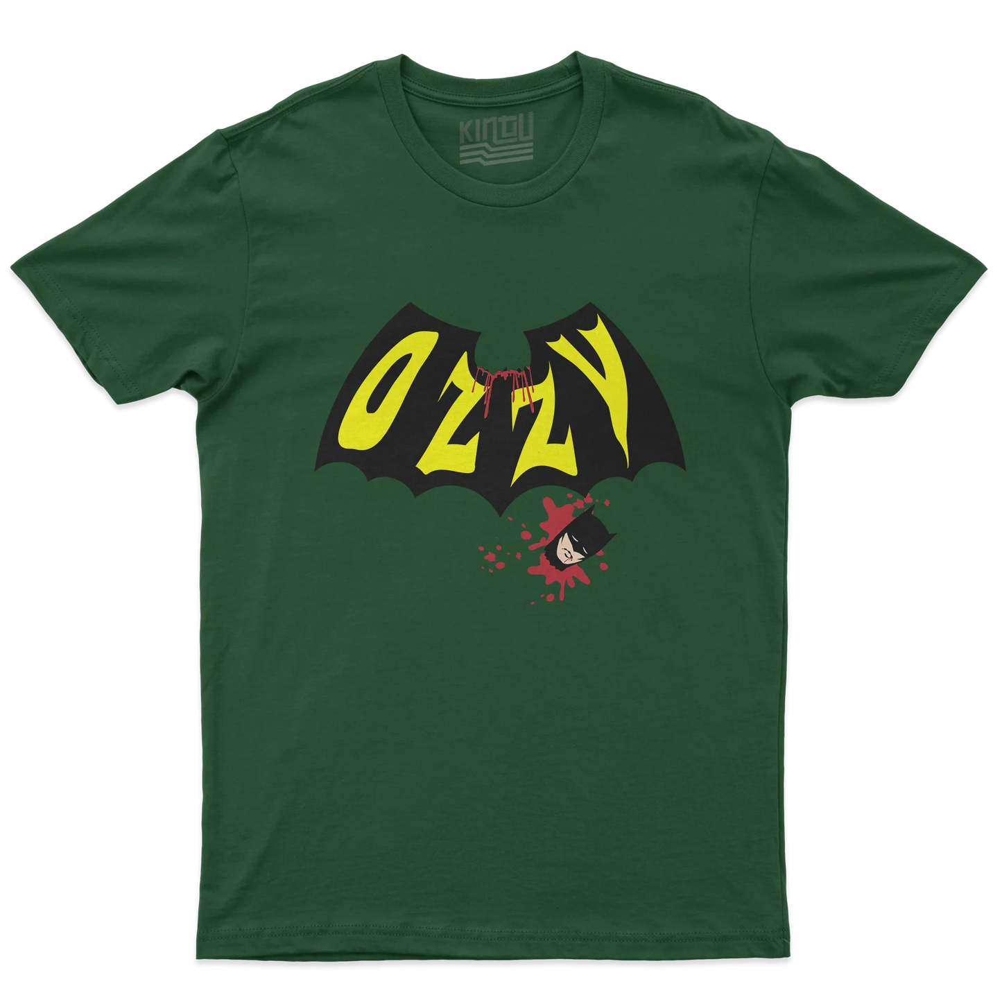 Kintu T-shirt Ozzy Vs Batman - Divertente