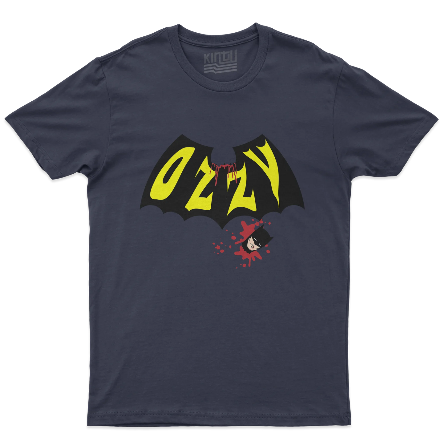 Kintu T-shirt Ozzy Vs Batman - Divertente