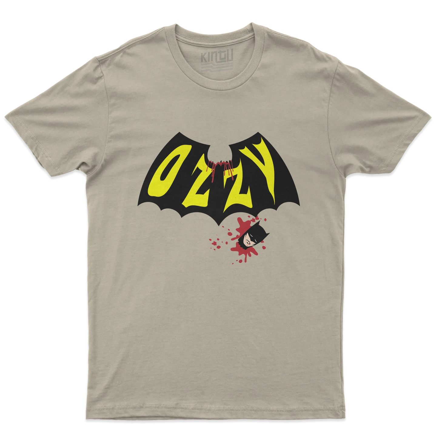 Kintu T-shirt Ozzy Vs Batman - Divertente