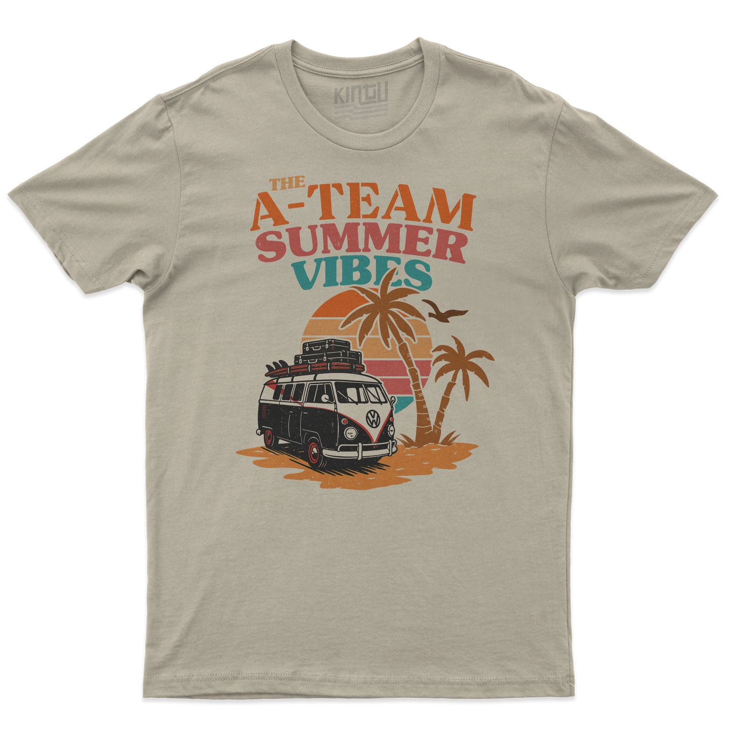 Kintu T-shirt The A-team Summer Vibes - Divertente - Estate - Serie Tv