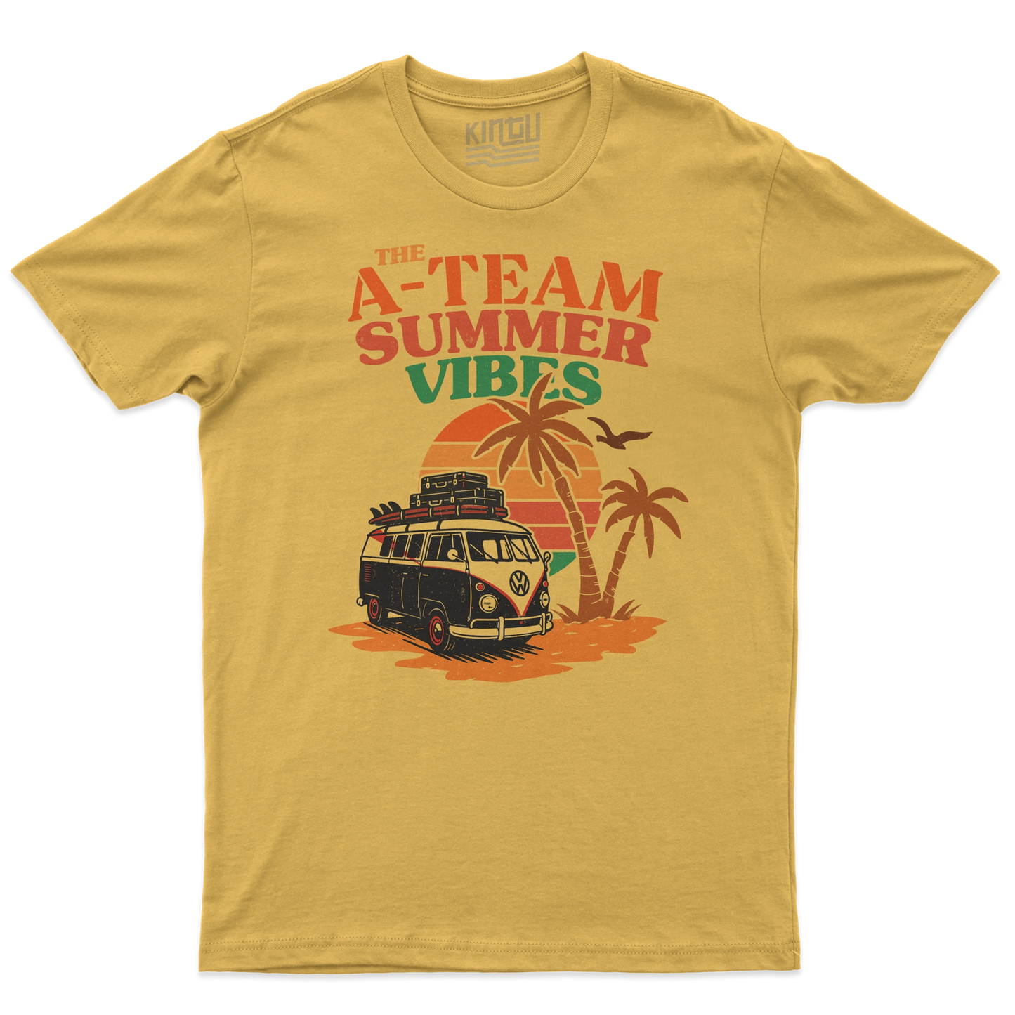 Kintu T-shirt The A-team Summer Vibes - Divertente - Estate - Serie Tv