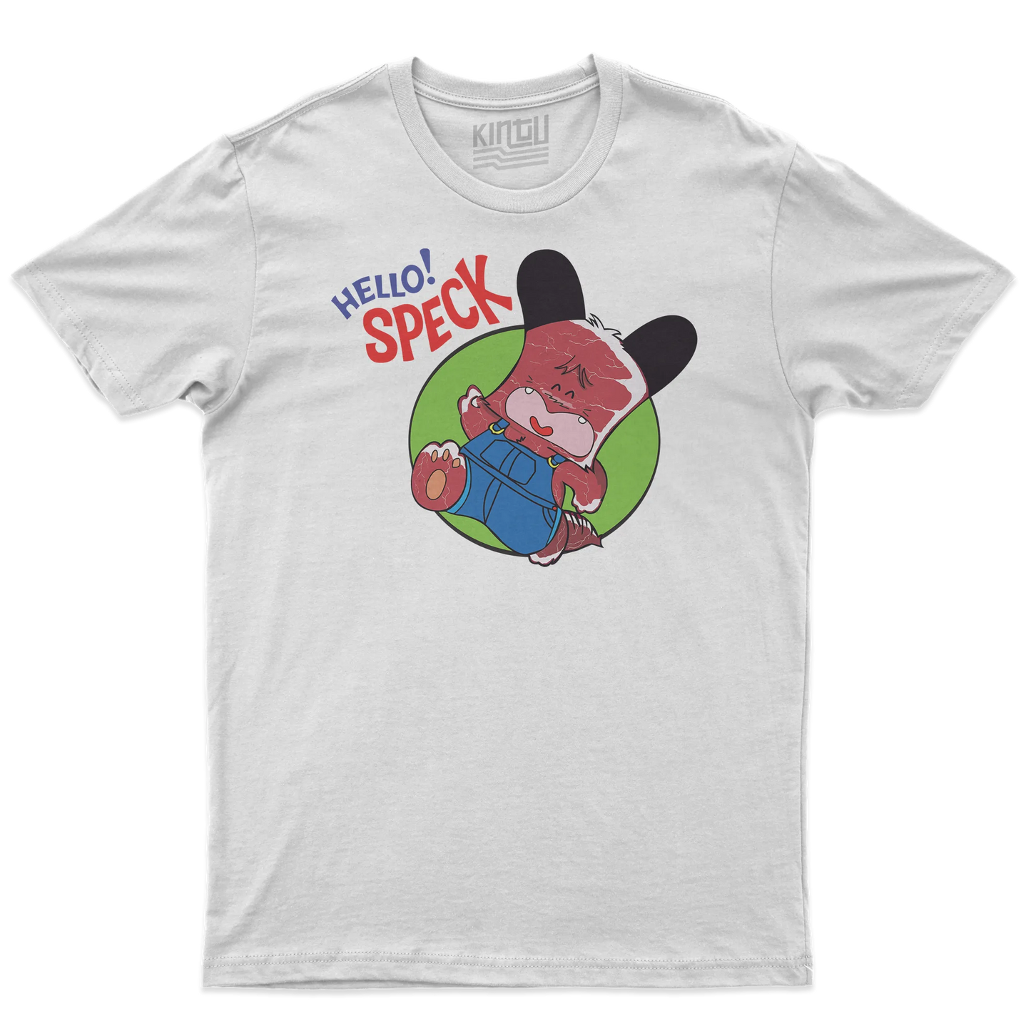 Kintu T-shirt Hello Speck - Divertente - Anime Manga