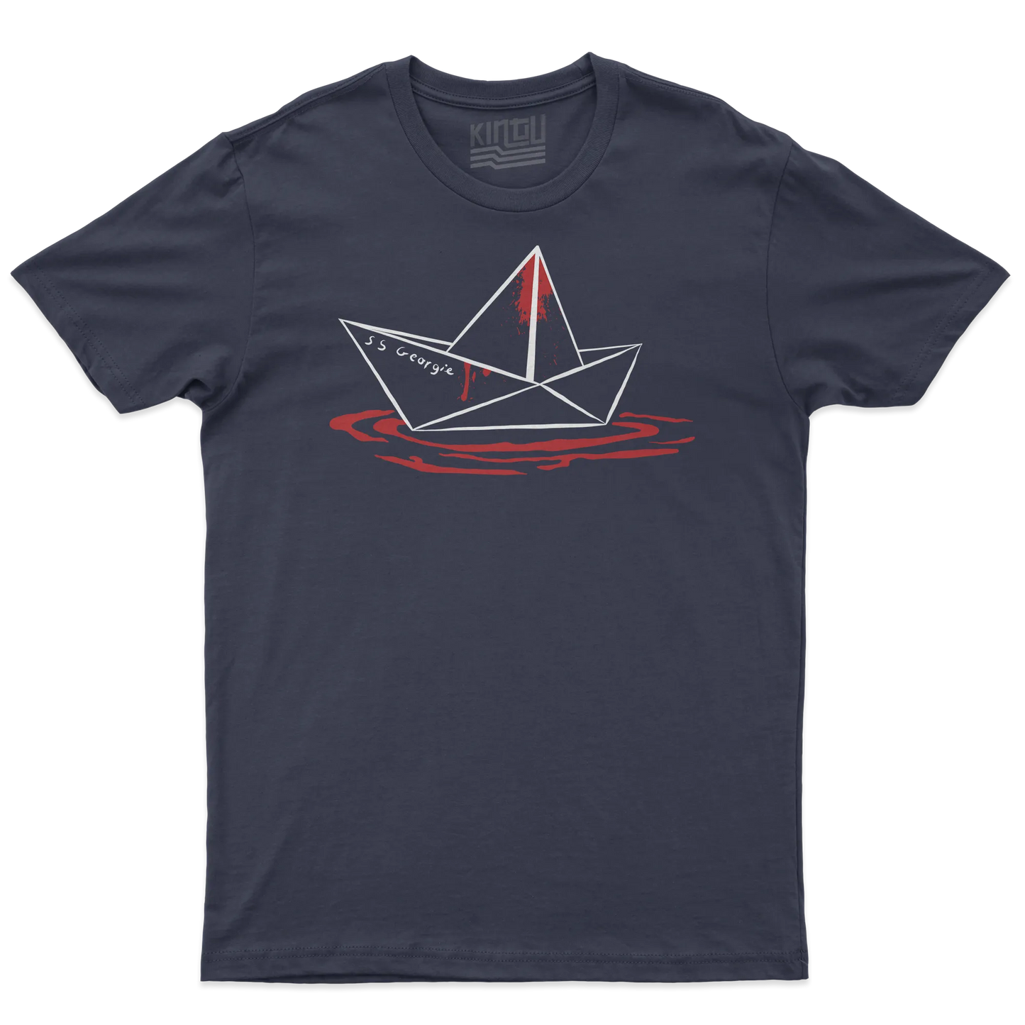 Kintu T-shirt It Paper Boat - Stephen King - Pennywise - Film