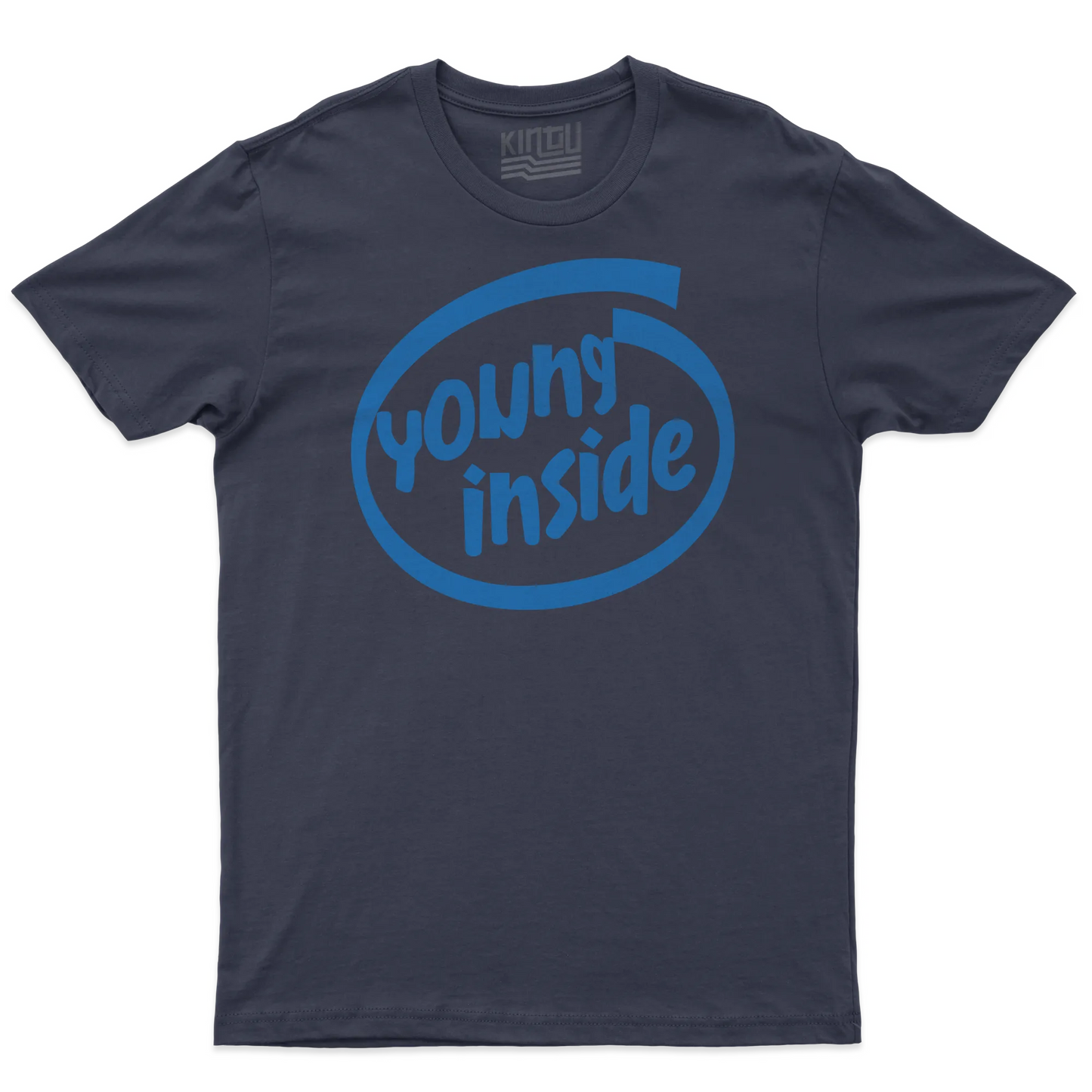 Kintu T-shirt Young Inside - Sempre Giovani - Divertente