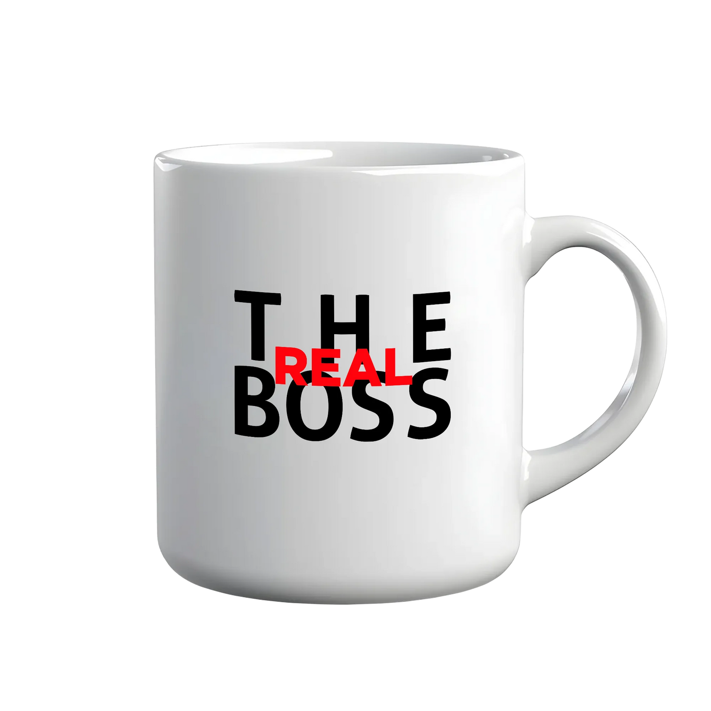 Kintu Tazza In Ceramica San Valentino The Boss - Regalo Di Coppia