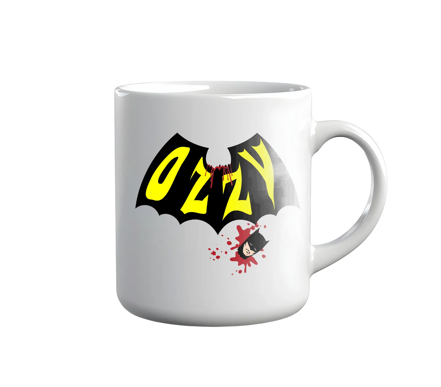 Kintu Tazza In Ceramica Ozzy Vs Batman - Divertente