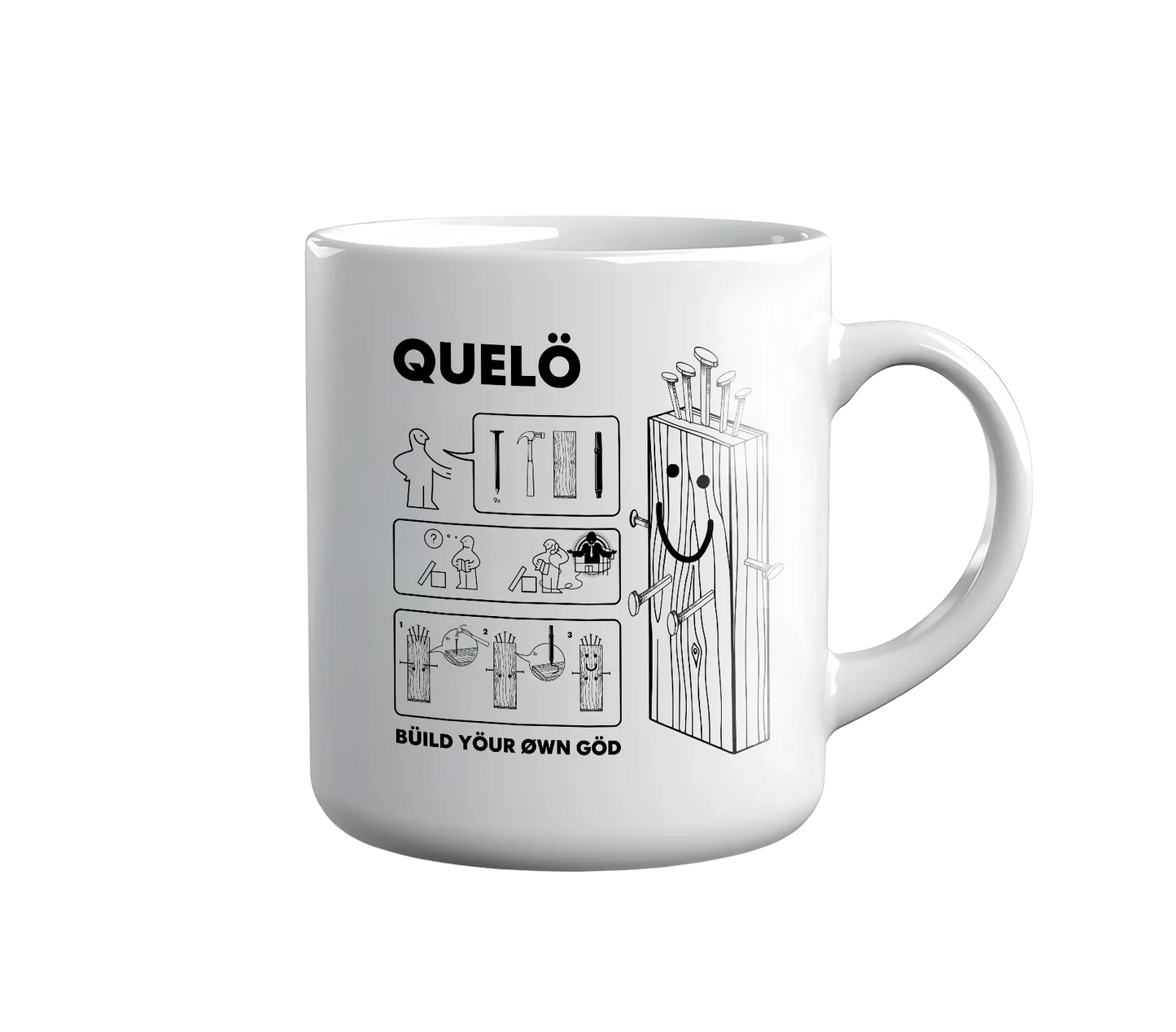 Kintu Tazza In Ceramica Build Your God - Quelo - Personaggi Famosi
