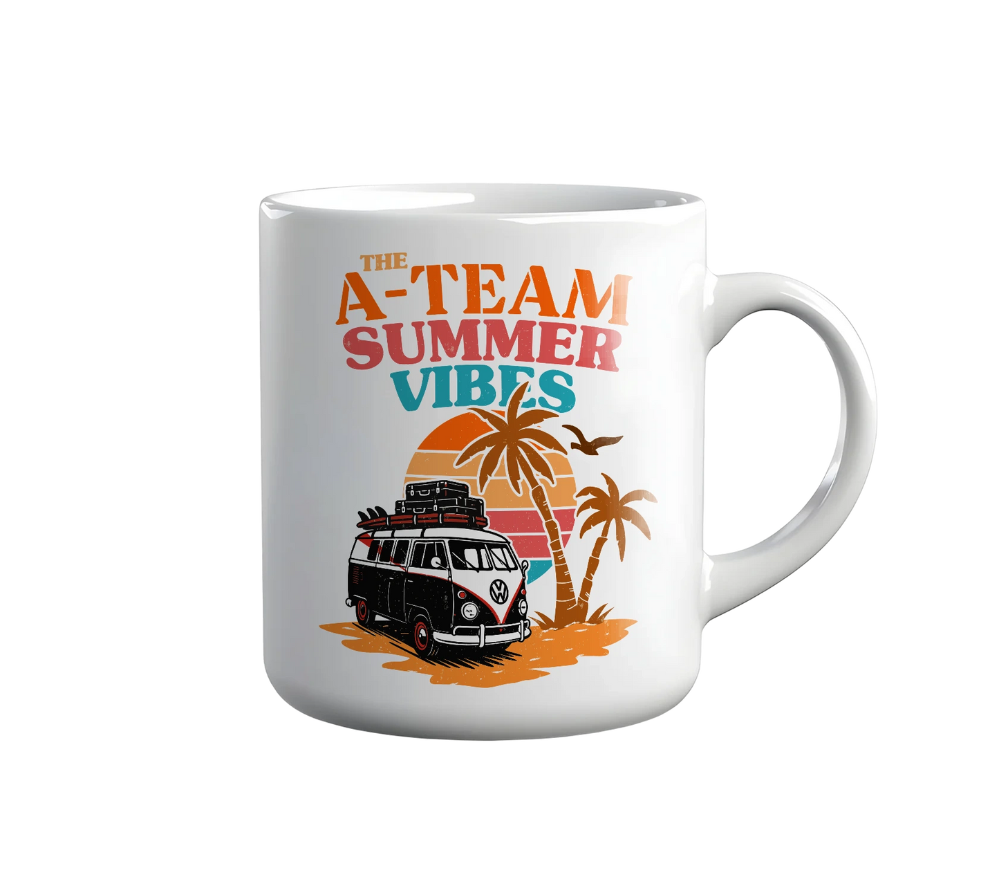 Kintu Tazza In Ceramica The A-team Summer Vibes - Divertente - Estate - Serie Tv