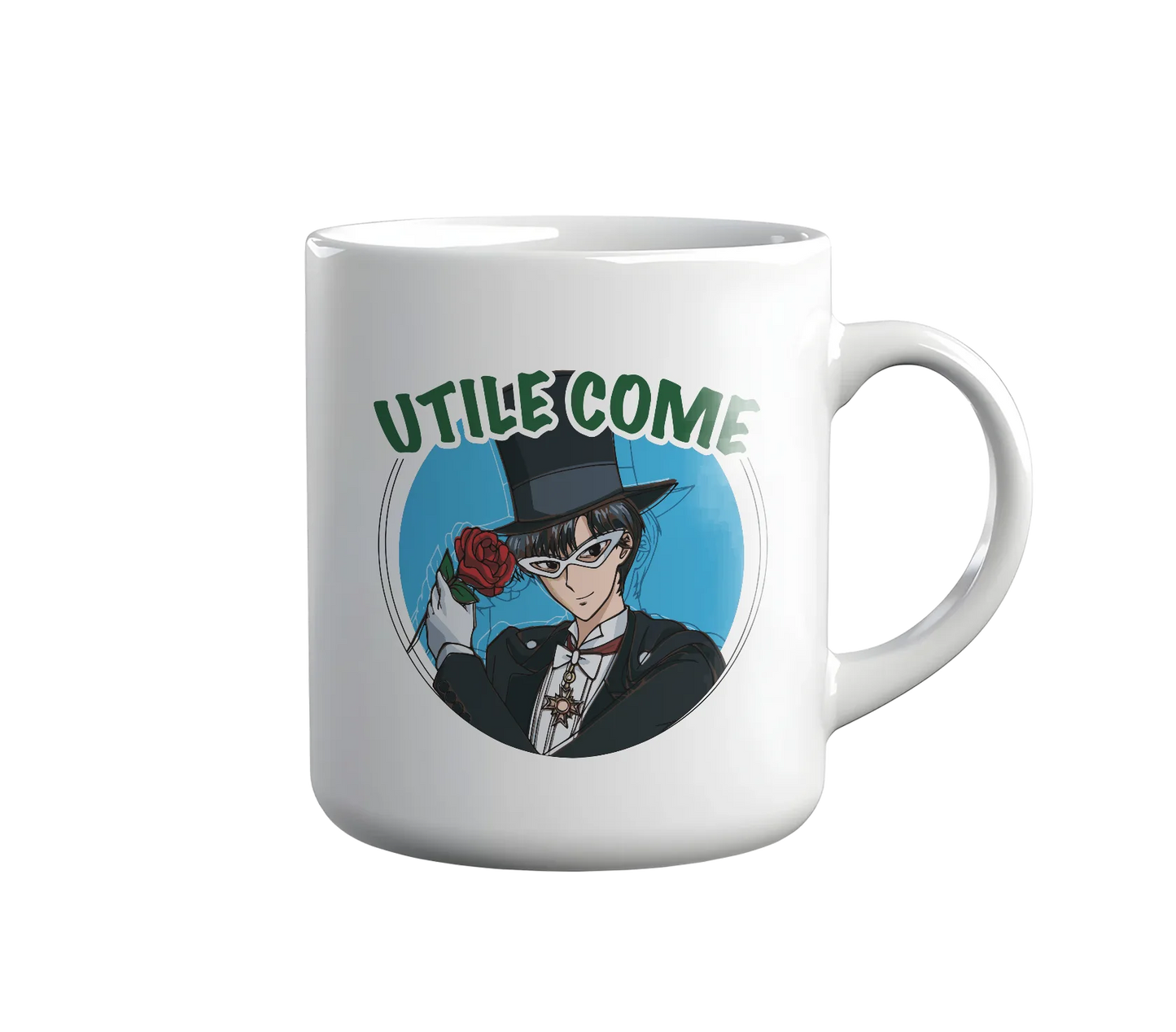 Kintu Tazza In Ceramica Utile Come Milord - Divertente - Sailor Moon - Tuxedo Mask - Anime Manga