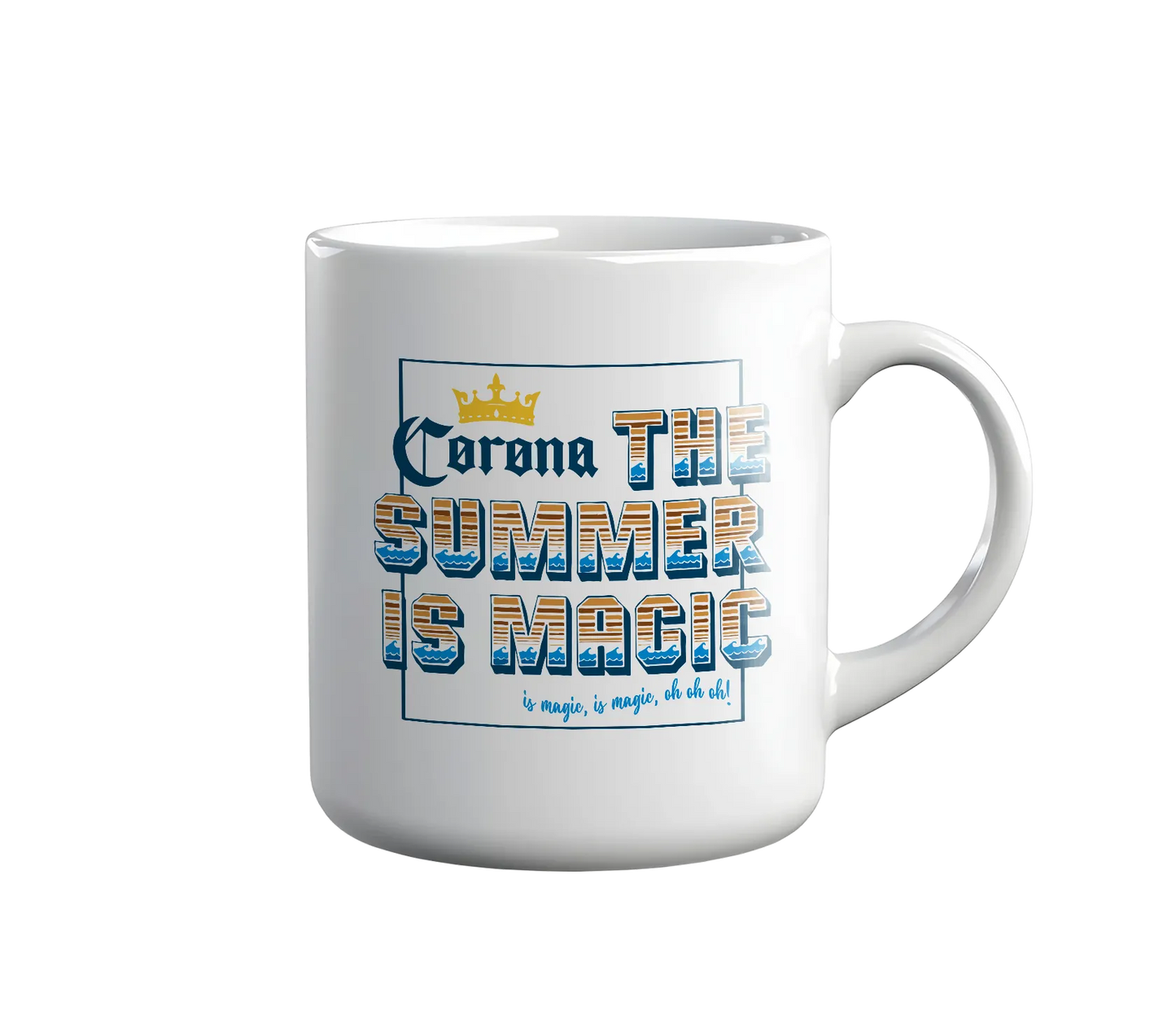 Kintu Tazza In Ceramica The Summer Is Magic - Musica - Dance - Anni 90 - Corona