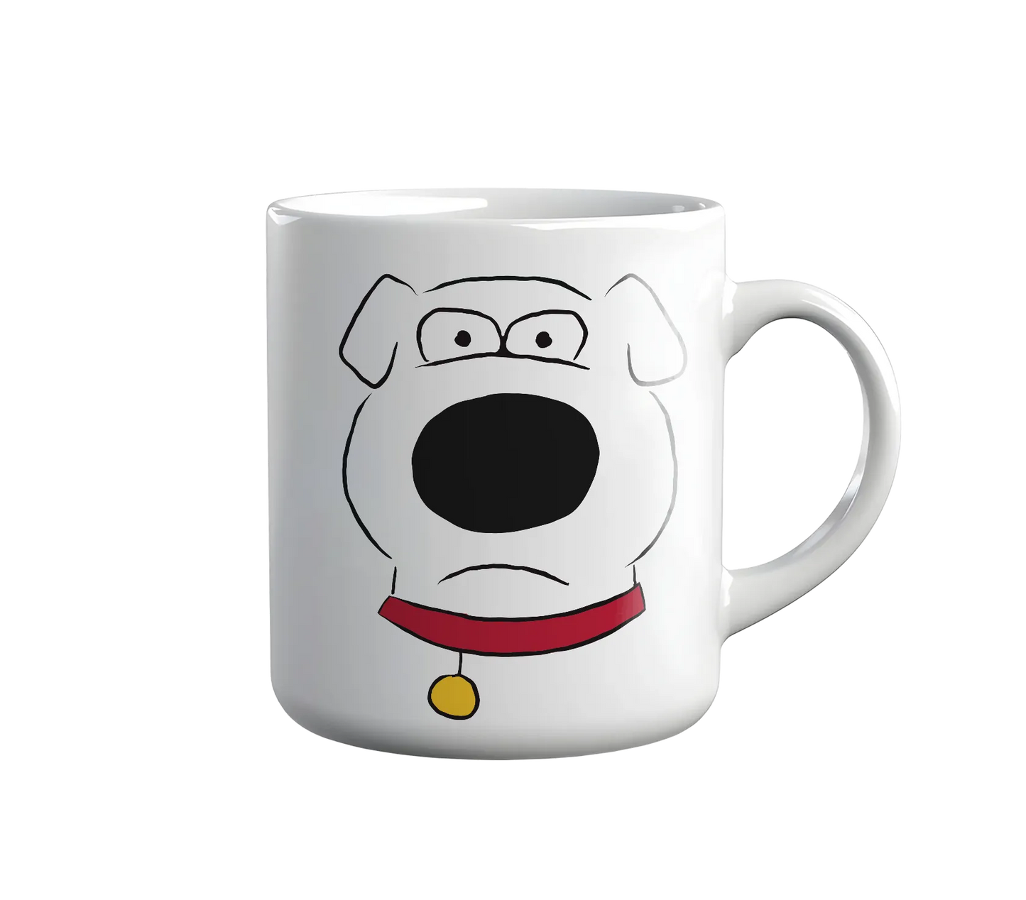 Kintu Tazza In Ceramica Brian Poker Face - Cartoni Animati - Serie Tv
