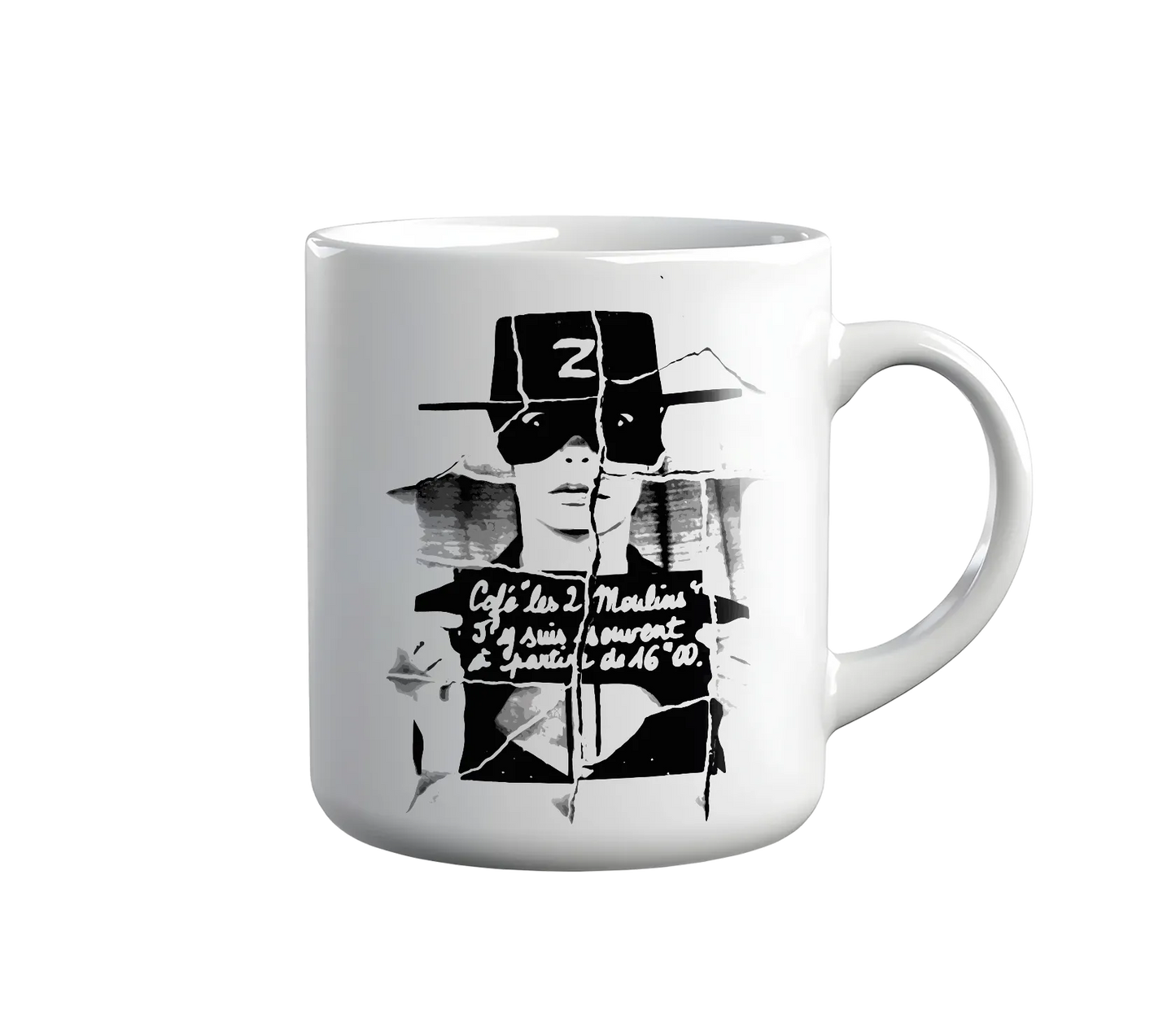 Kintu Tazza In Ceramica Zorro Amelie - Cult - Il Favoloso Mondo - Film