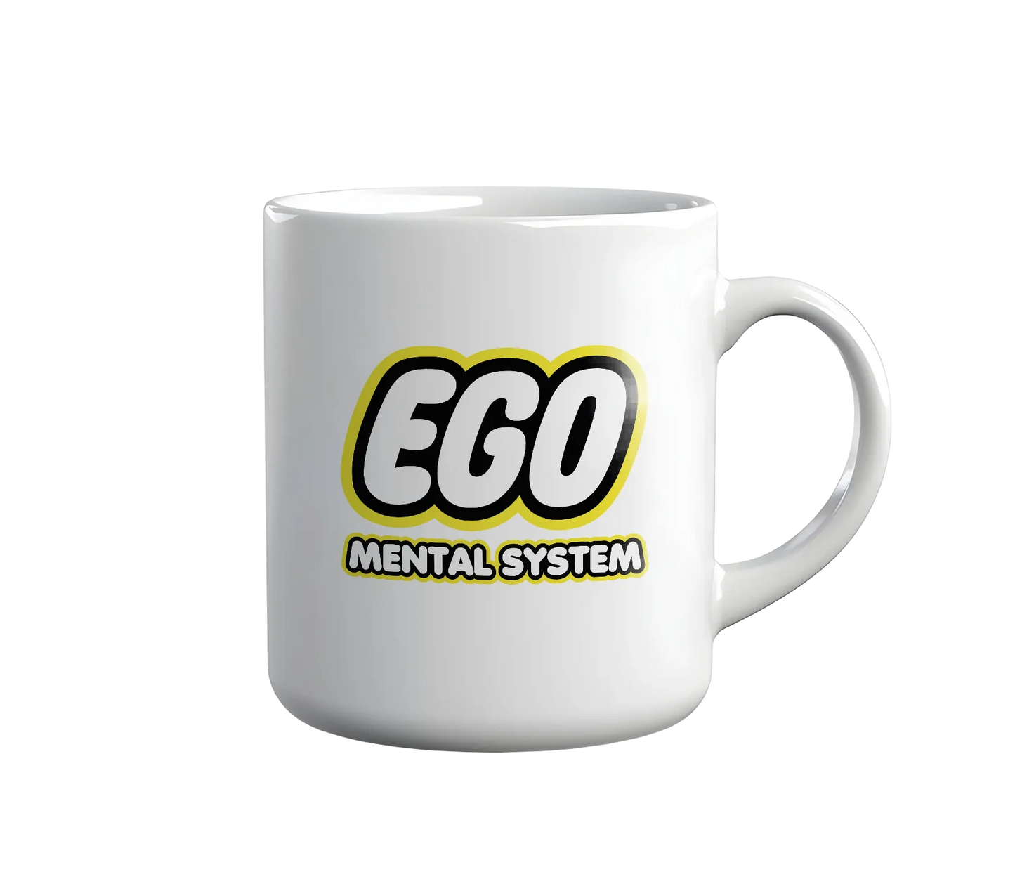 Kintu Tazza In Ceramica Ego Mental System - Divertente - Giochi