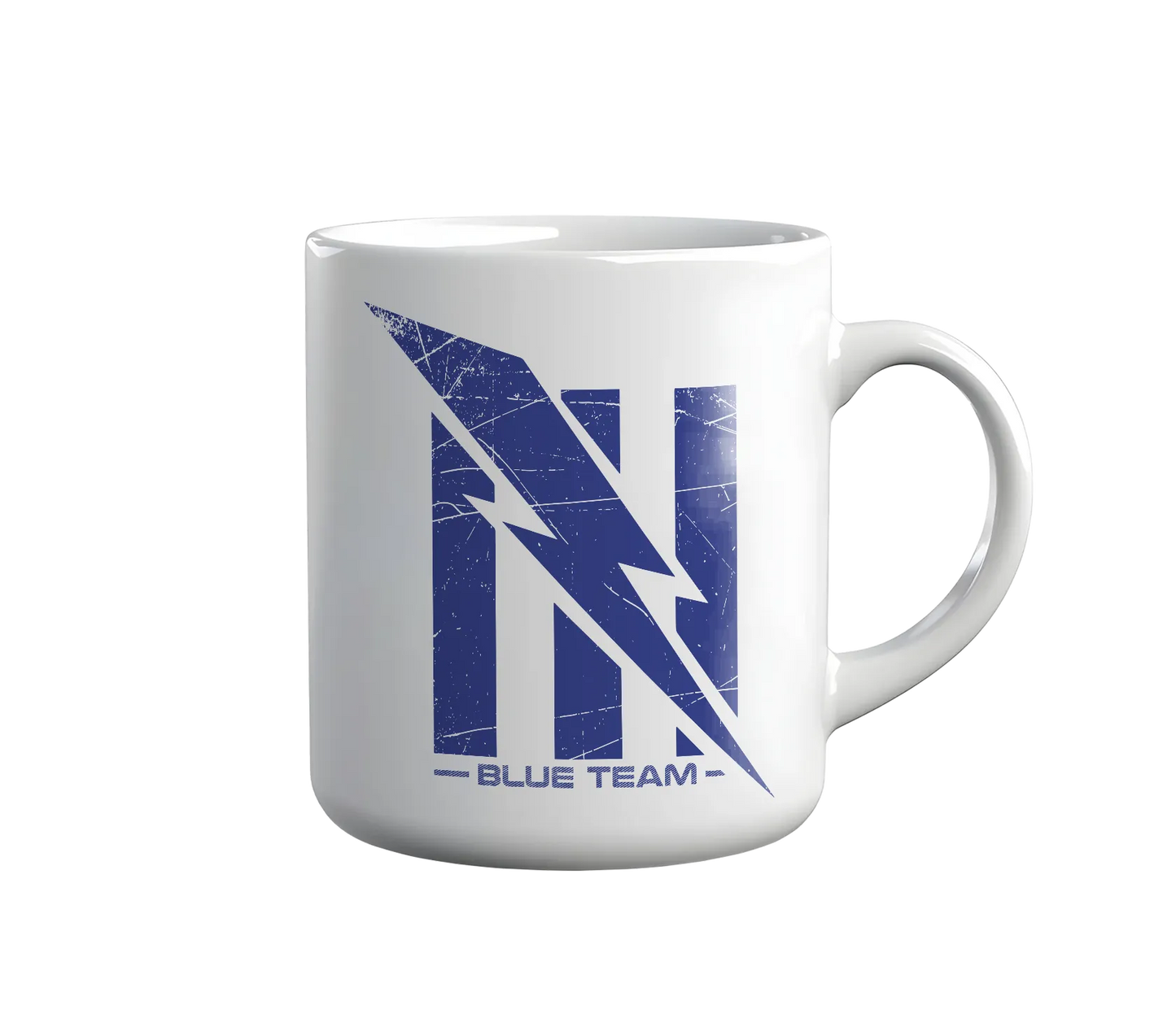 Kintu Tazza In Ceramica Blue Team Ut - Tournament - Nerd - Dominio - Games