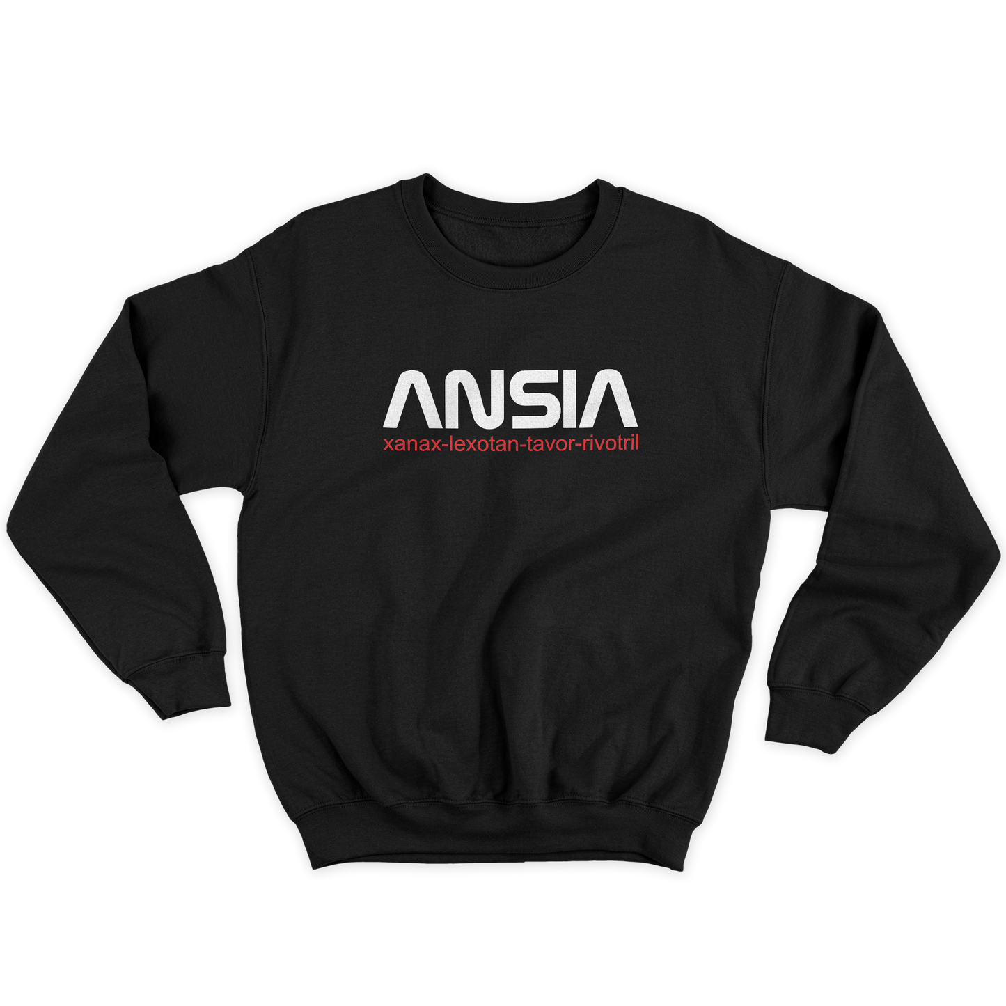 Kintu Felpa Girocollo Unisex Ansia Like Nasa