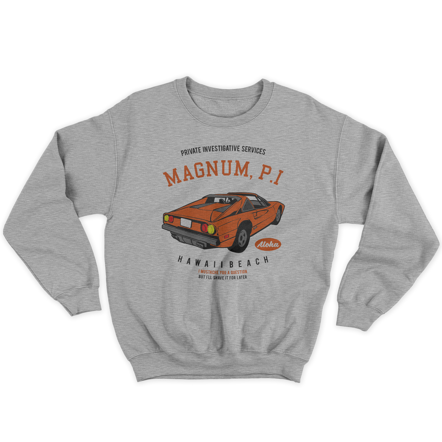 Kintu Felpa Girocollo Unisex Magnum Pi Car