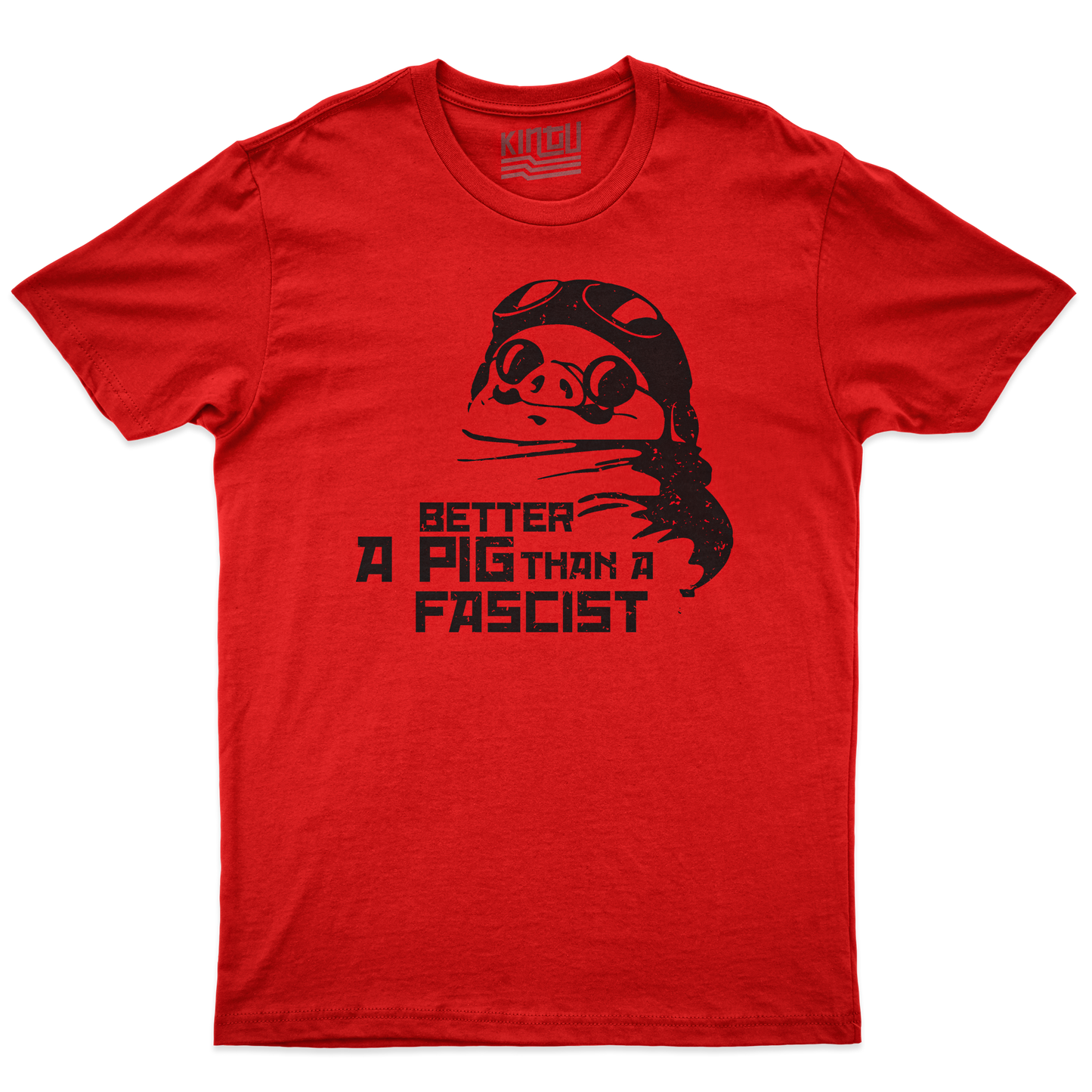 Kintu T-Shirt Porco Rosso Antifa