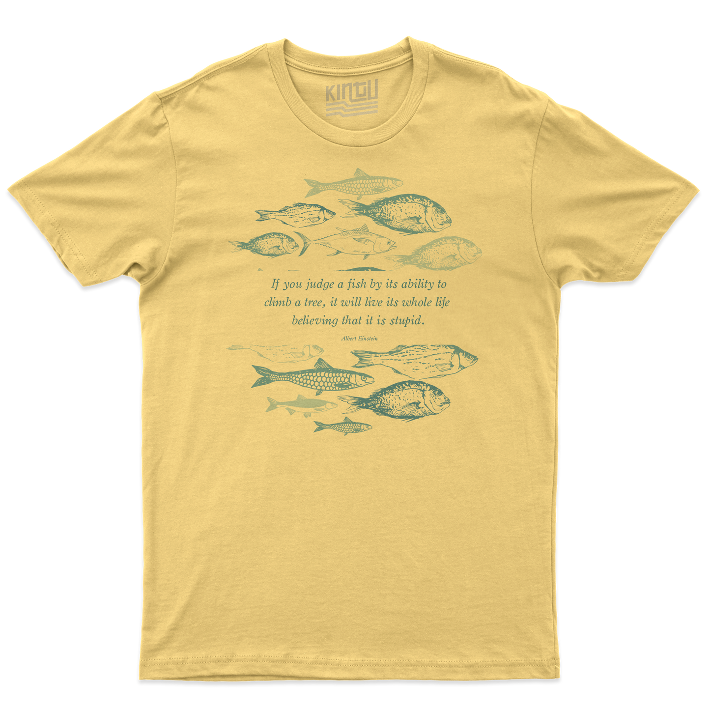 Kintu T-Shirt Citazione Einstain
