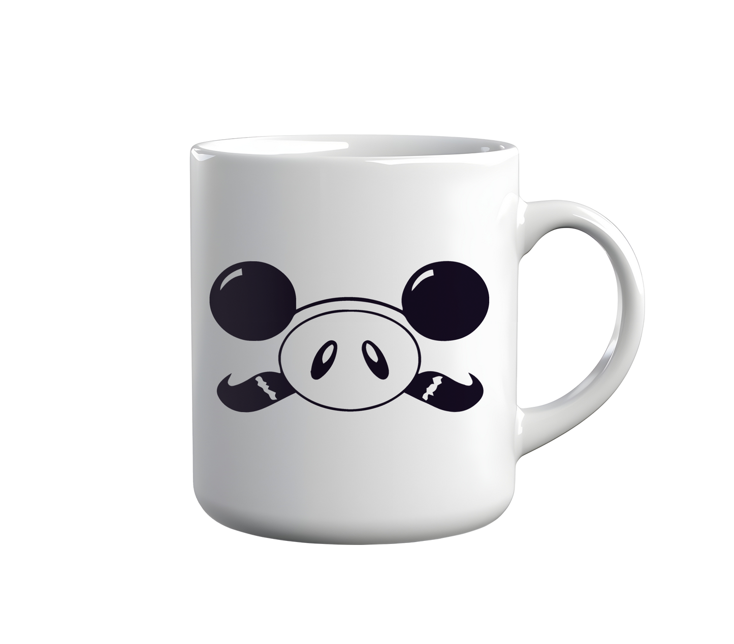 Kintu Tazza In Ceramica Porco Rosso Face