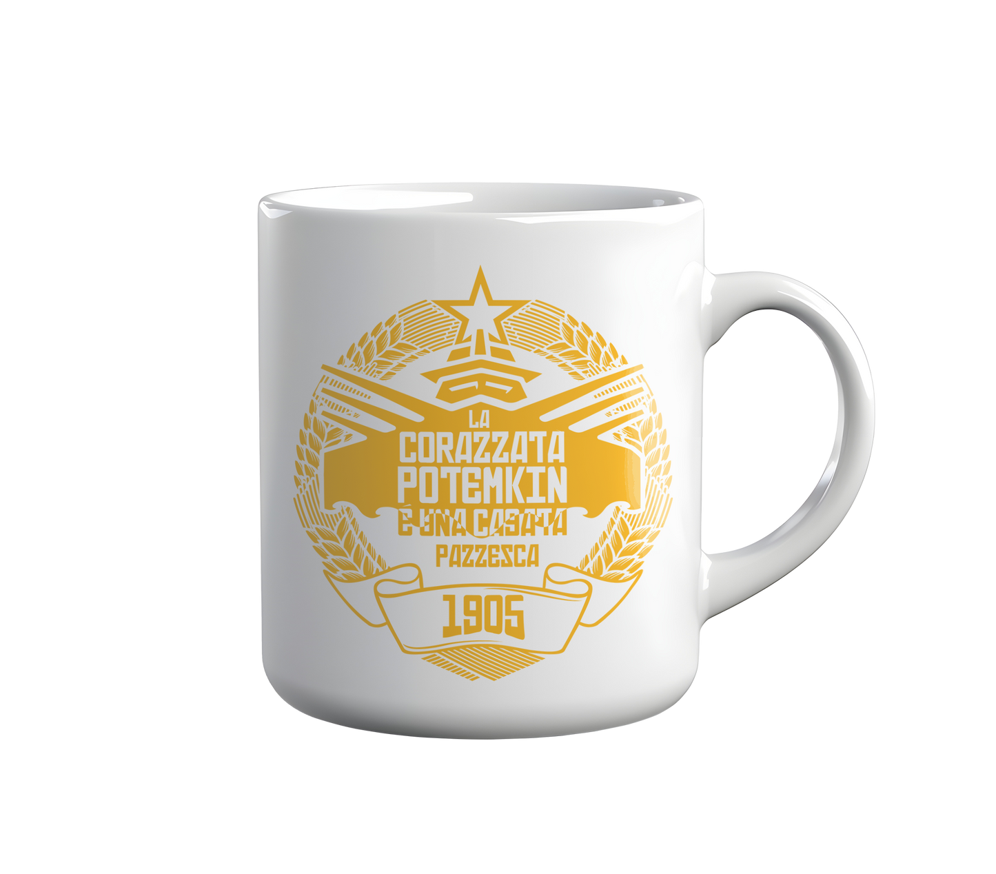 Kintu Tazza In Ceramica Corazzata Potemkin