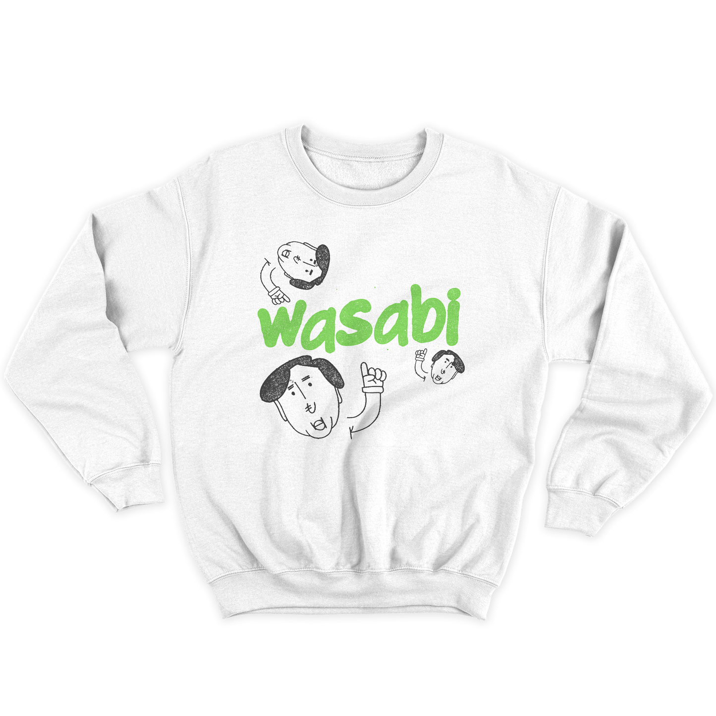 Kintu Felpa Girocollo Unisex Wasabi