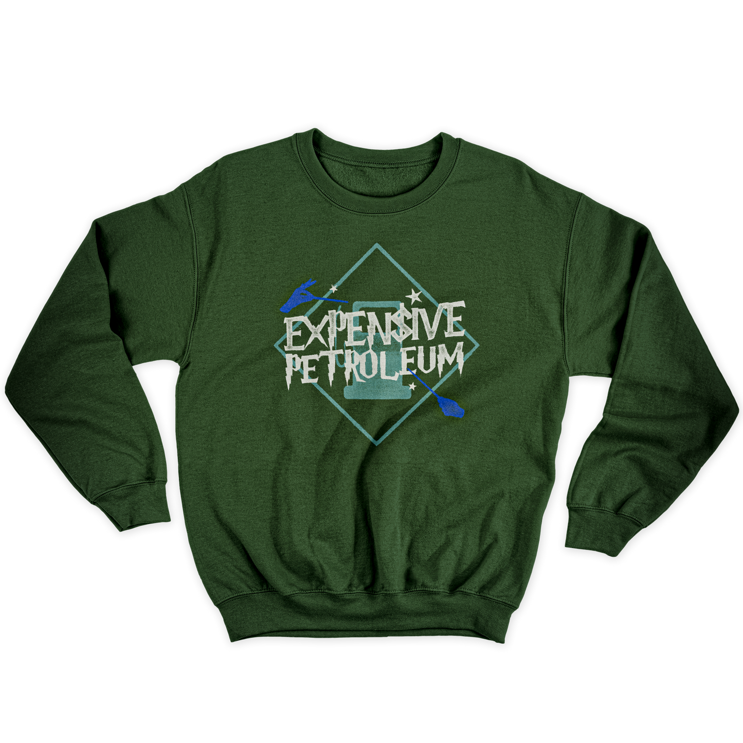 Kintu Felpa Girocollo Unisex Expensive Petroleum - Divertente - Meme