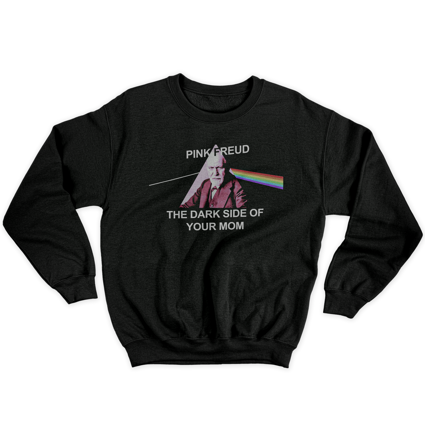 Kintu Felpa Girocollo Unisex Pink Freud - The dark side of your mom